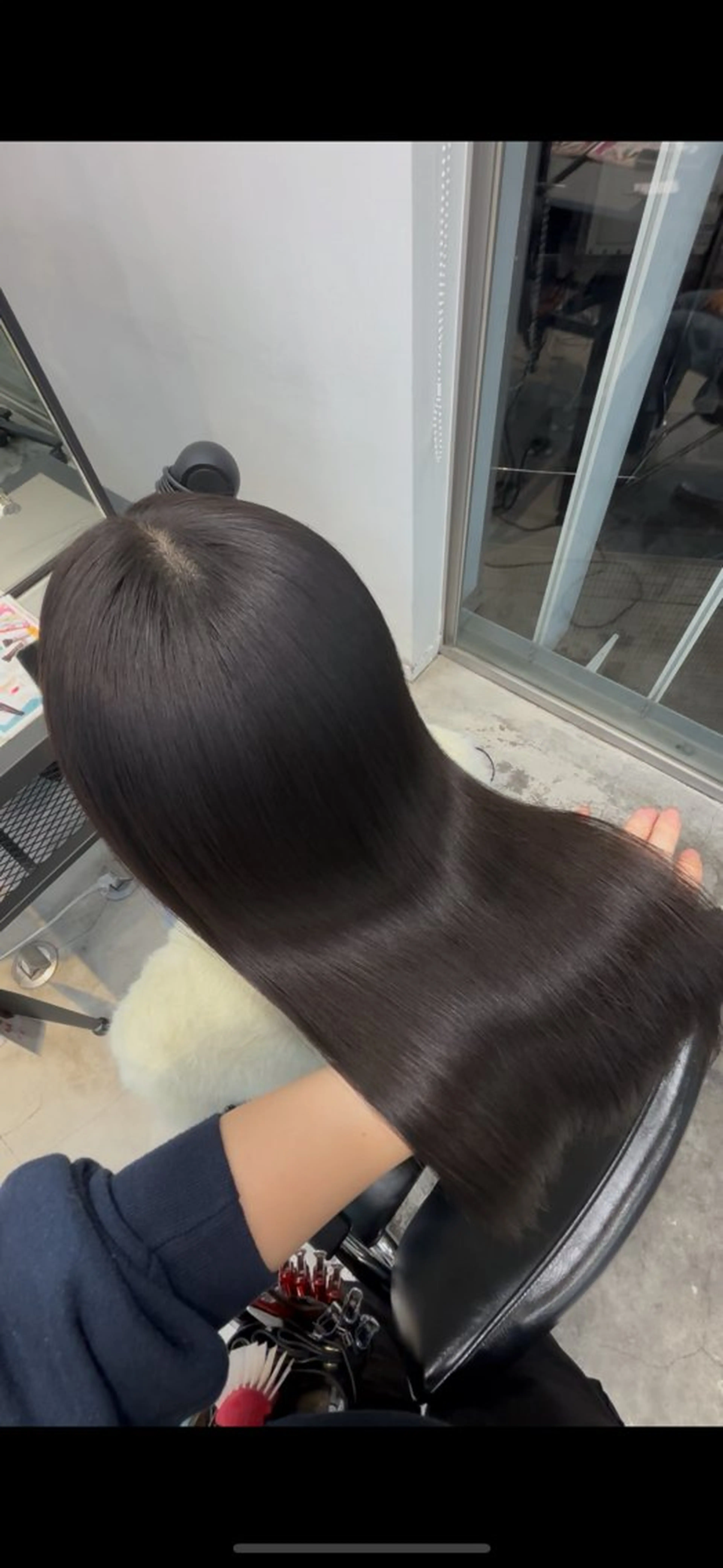 ロング カラー 縮毛矯正 トリートメント ダメージレス艶カラー MISAKI🦋のヘアスタイル