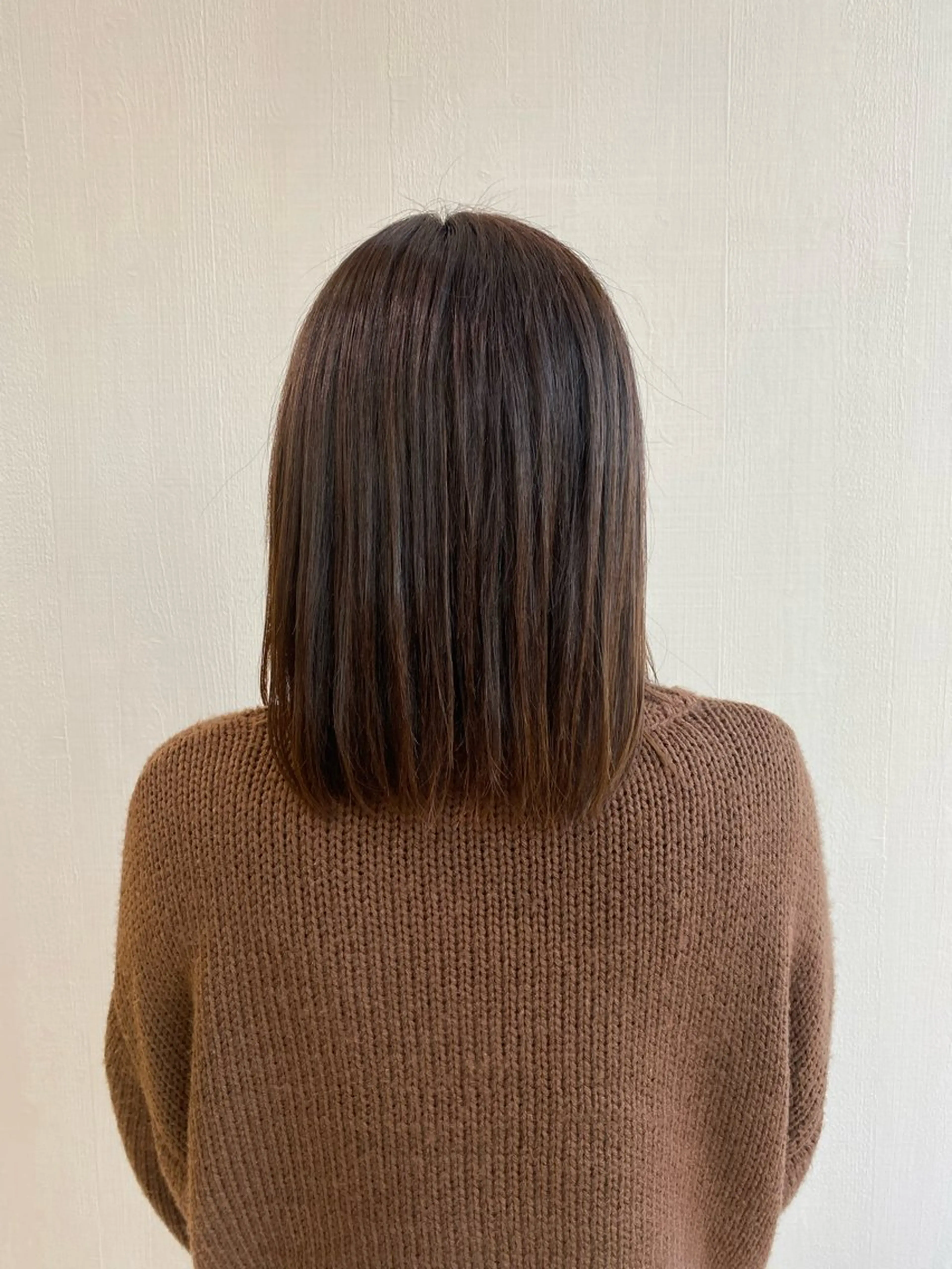 ミディアム 佐藤 森夏のヘアスタイル