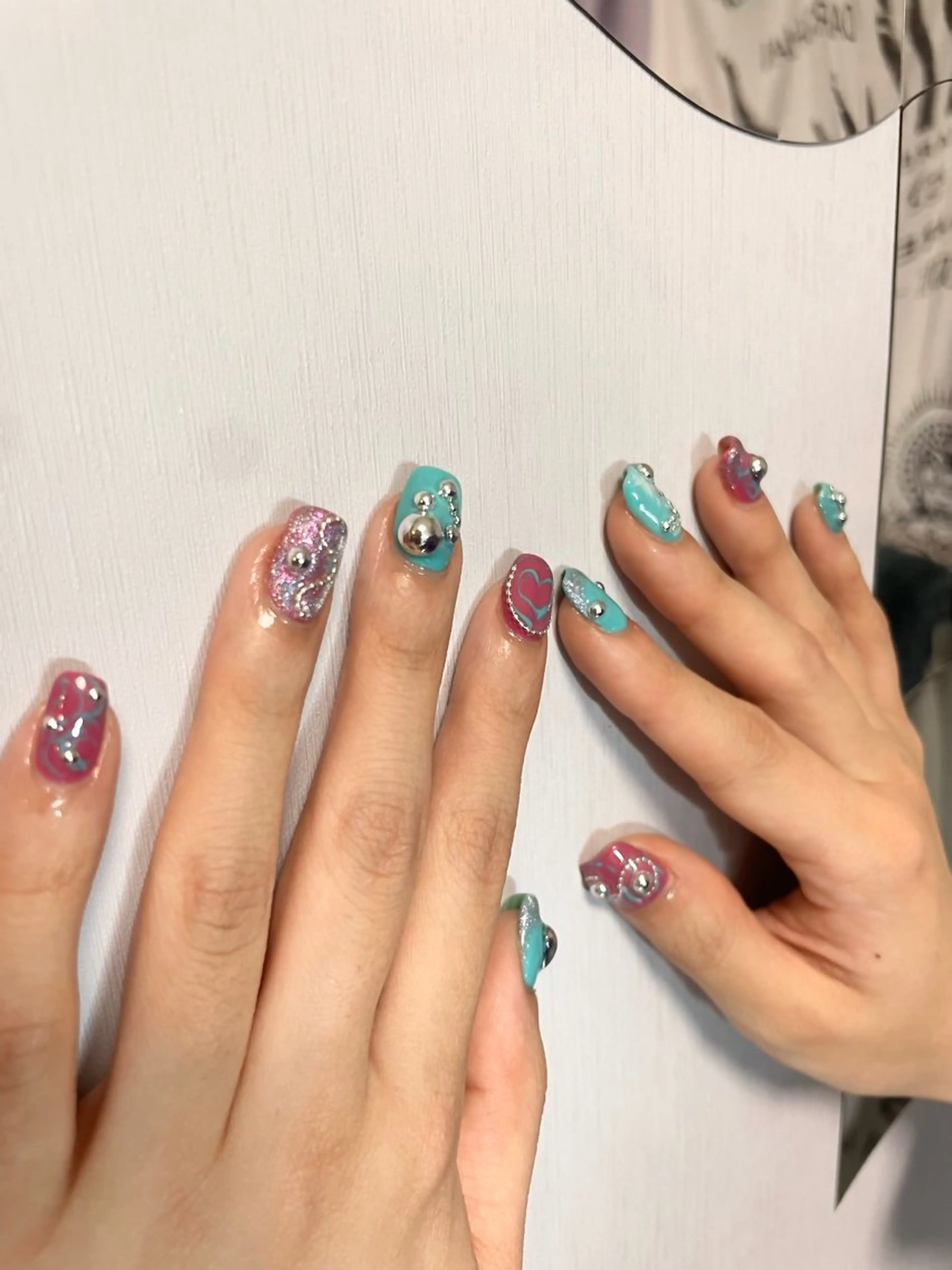 ネイル アートネイル ニュアンスネイル シンプルネイル ハンドネイル posa nail モエミのネイルデザイン