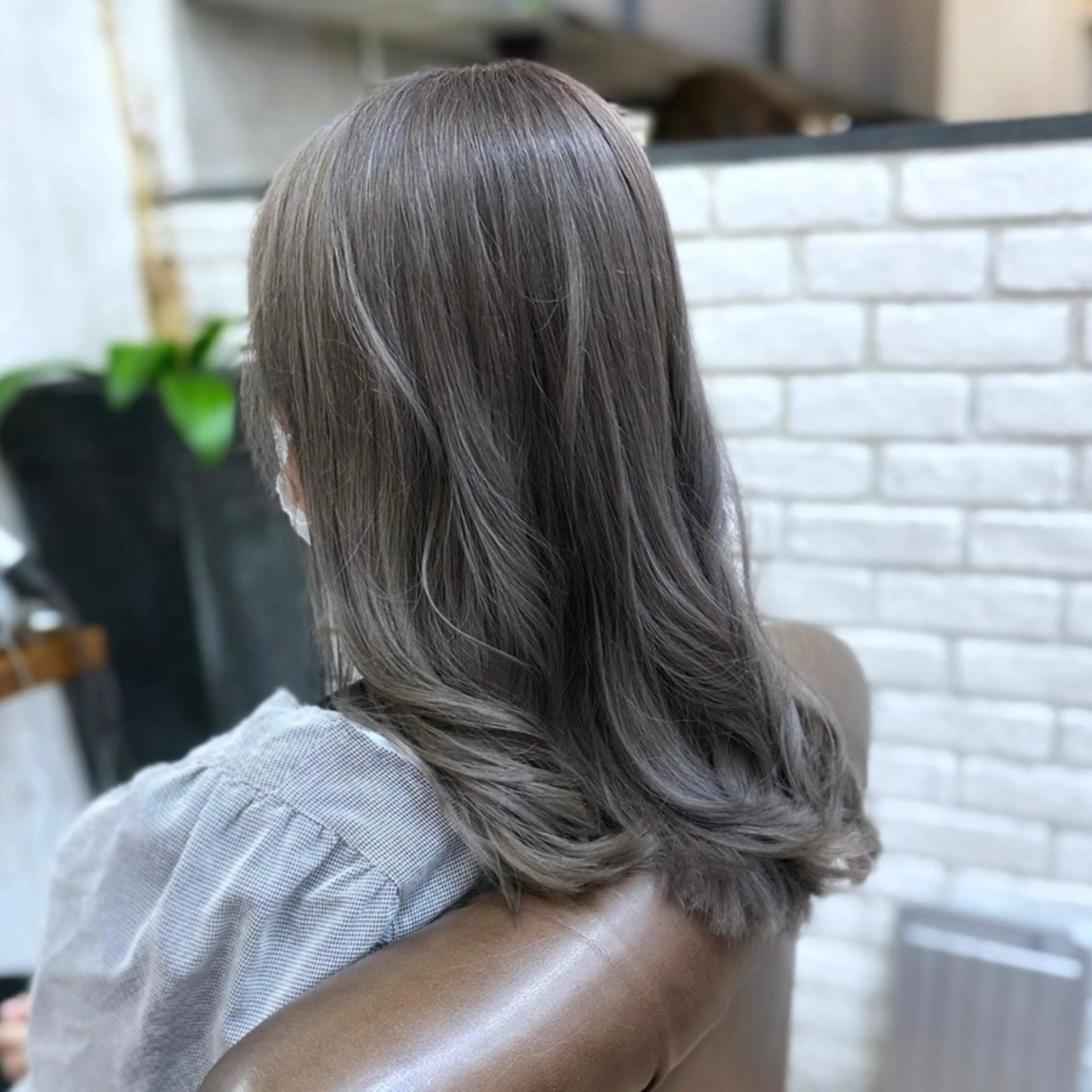 セミロング メンズパーマ 本多のヘアスタイル