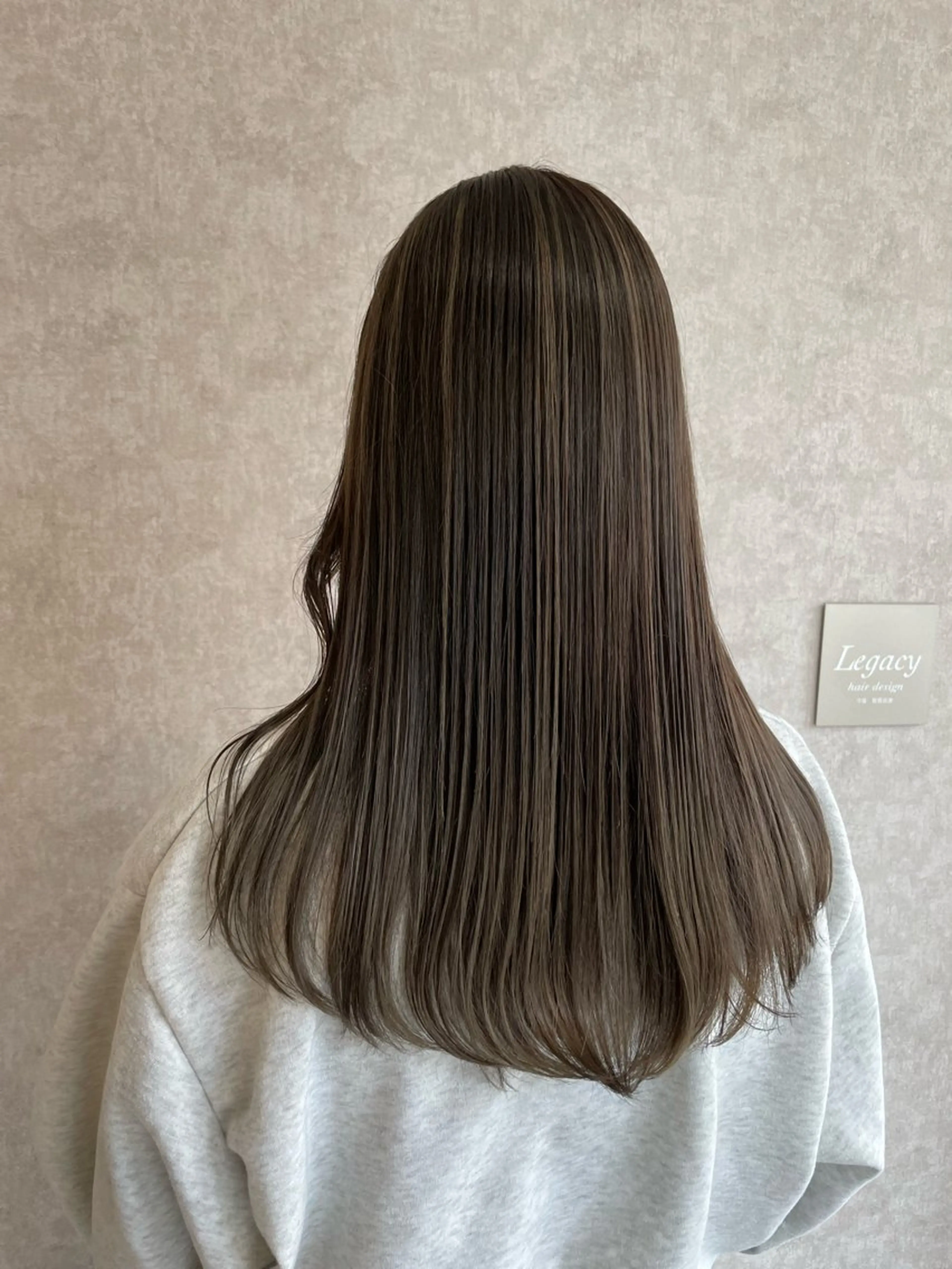 ロング カラー バレイヤージュ ブリーチ ケアブリーチ 透明感カラー レイヤーカット ヘアカラー Taku ／ケアハイトーンのヘアスタイル