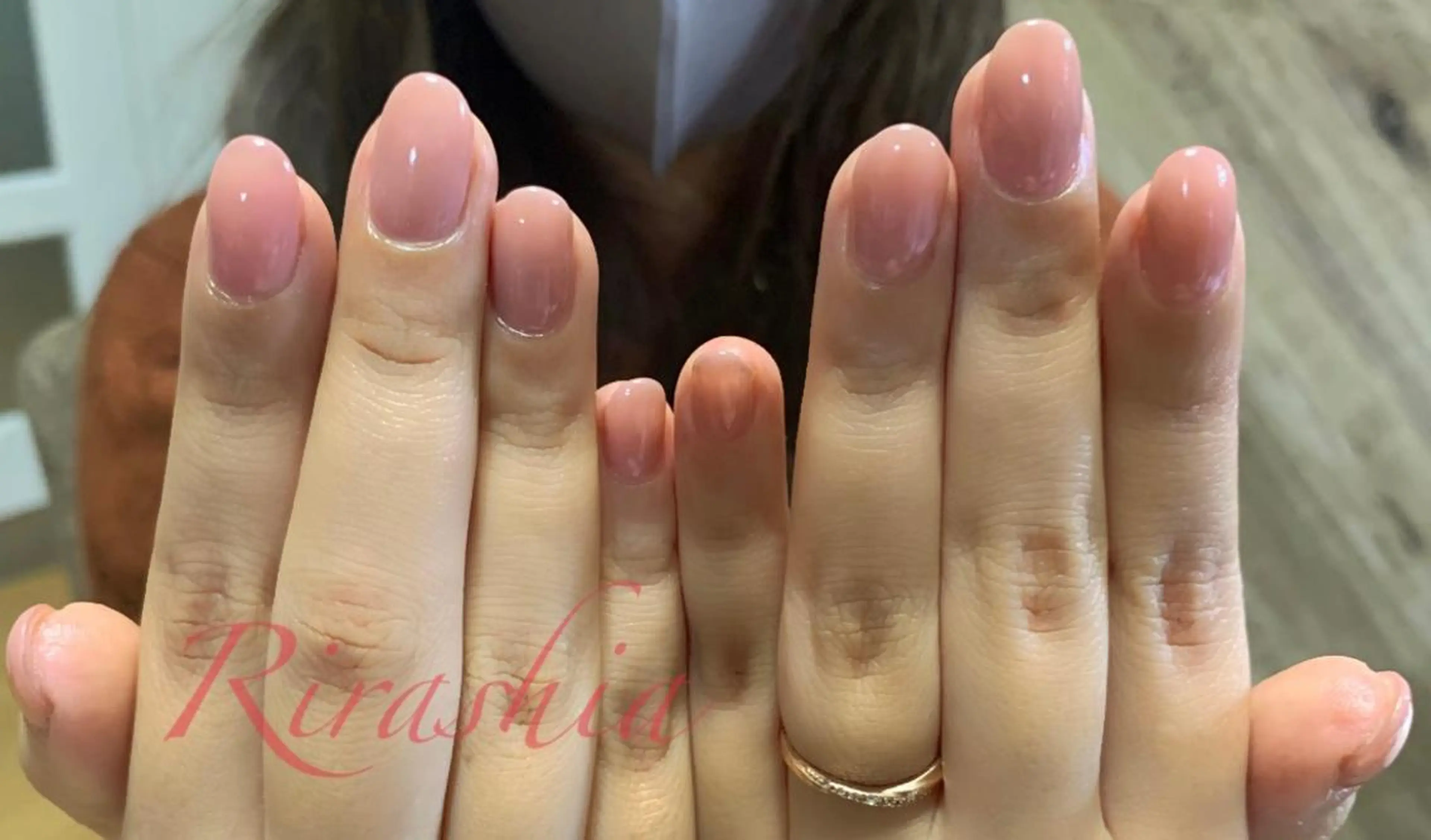 ネイル ジェルネイル ハンドネイル ハンドケア うる艶♡透明感ネイル Rirashiaのネイルデザイン
