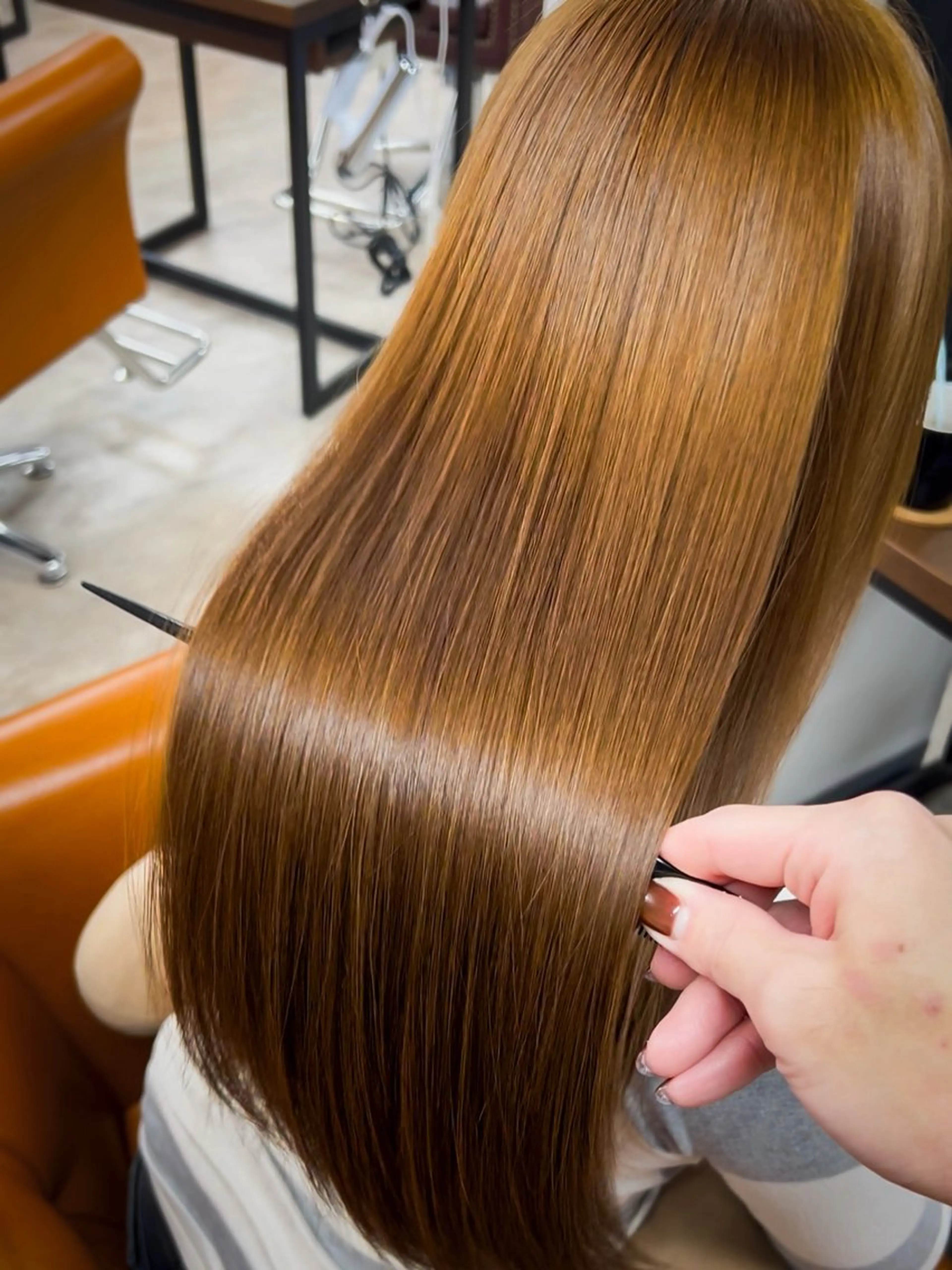 ロング カラー 髪質改善 カット ヘアカラー トリートメント 🥇近藤 恭輔🥇 Recharme新保のヘアスタイル