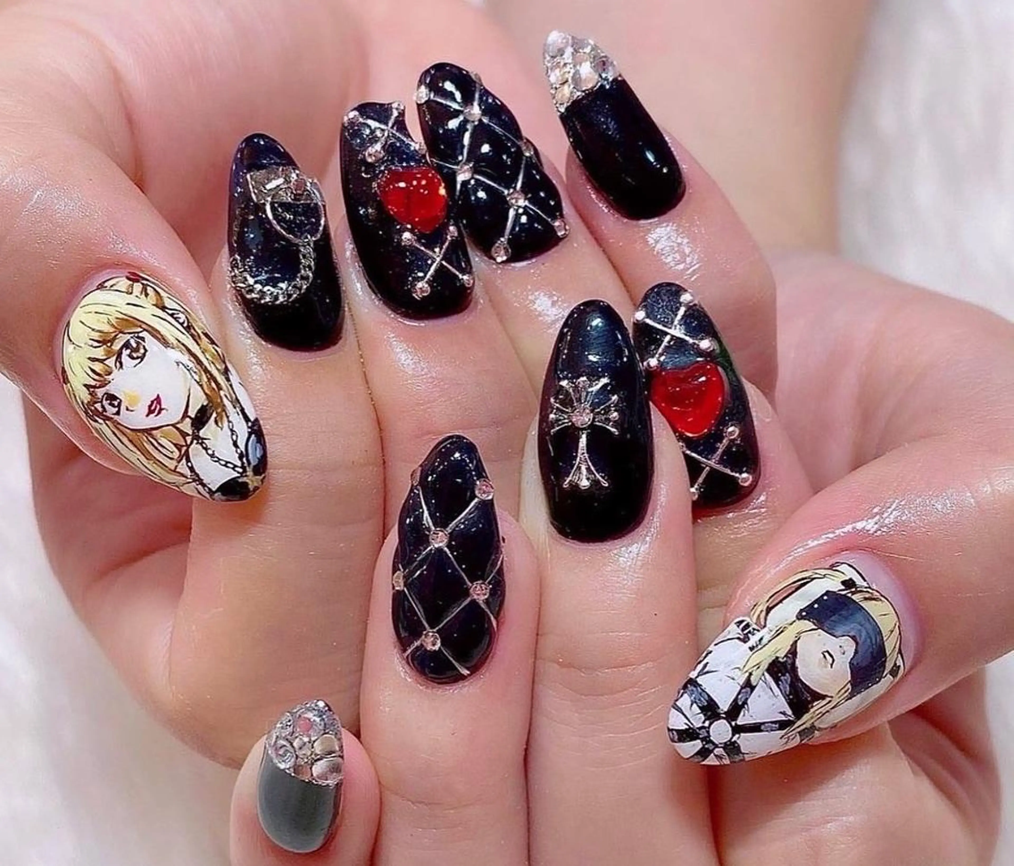 ネイル 成人式 スカルプネイル NAILSGOGO shibuyaのネイルデザイン