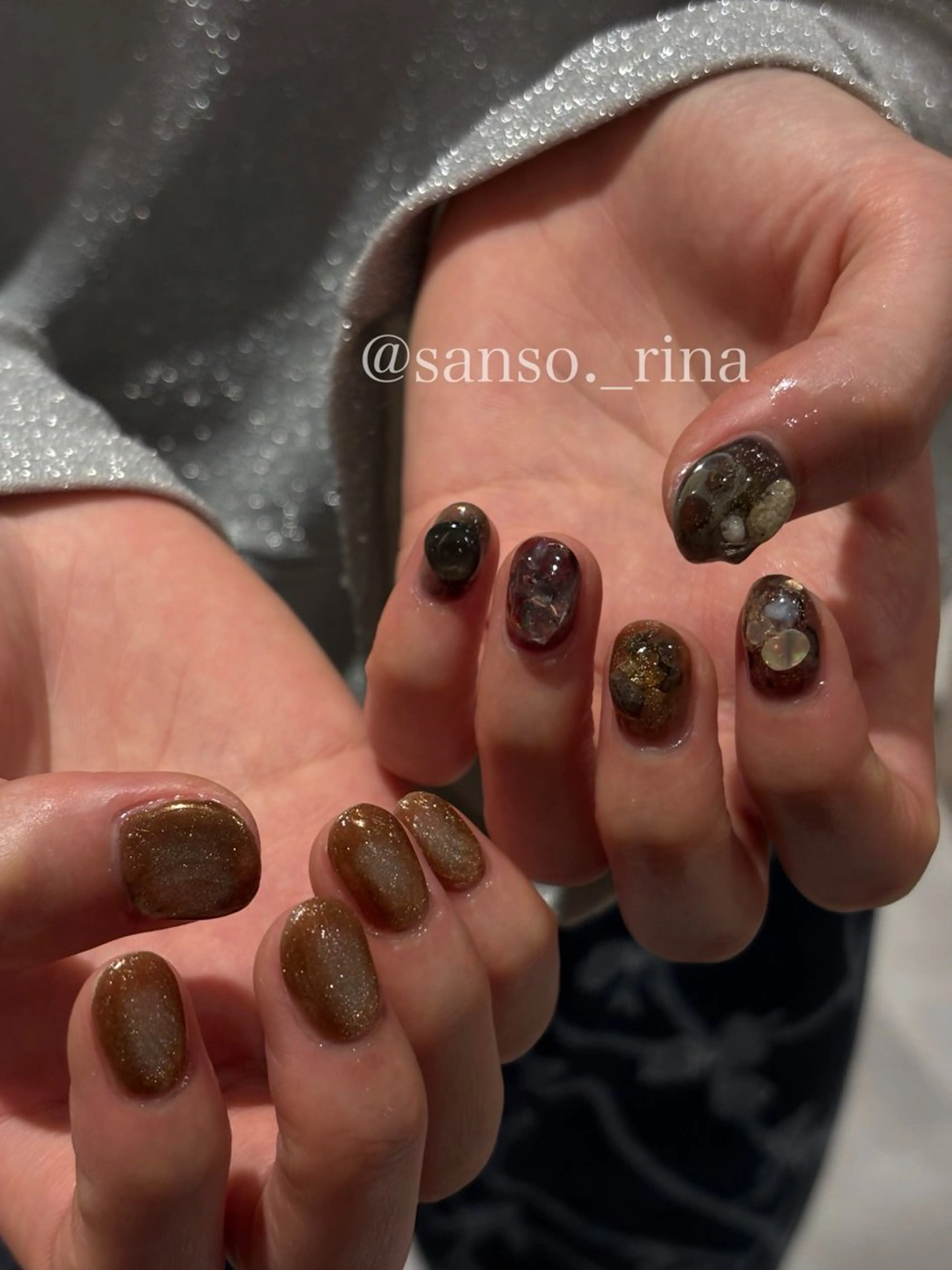 ネイル ハンドネイル フットネイル nuu  栄所属・早川 里奈のネイルデザイン