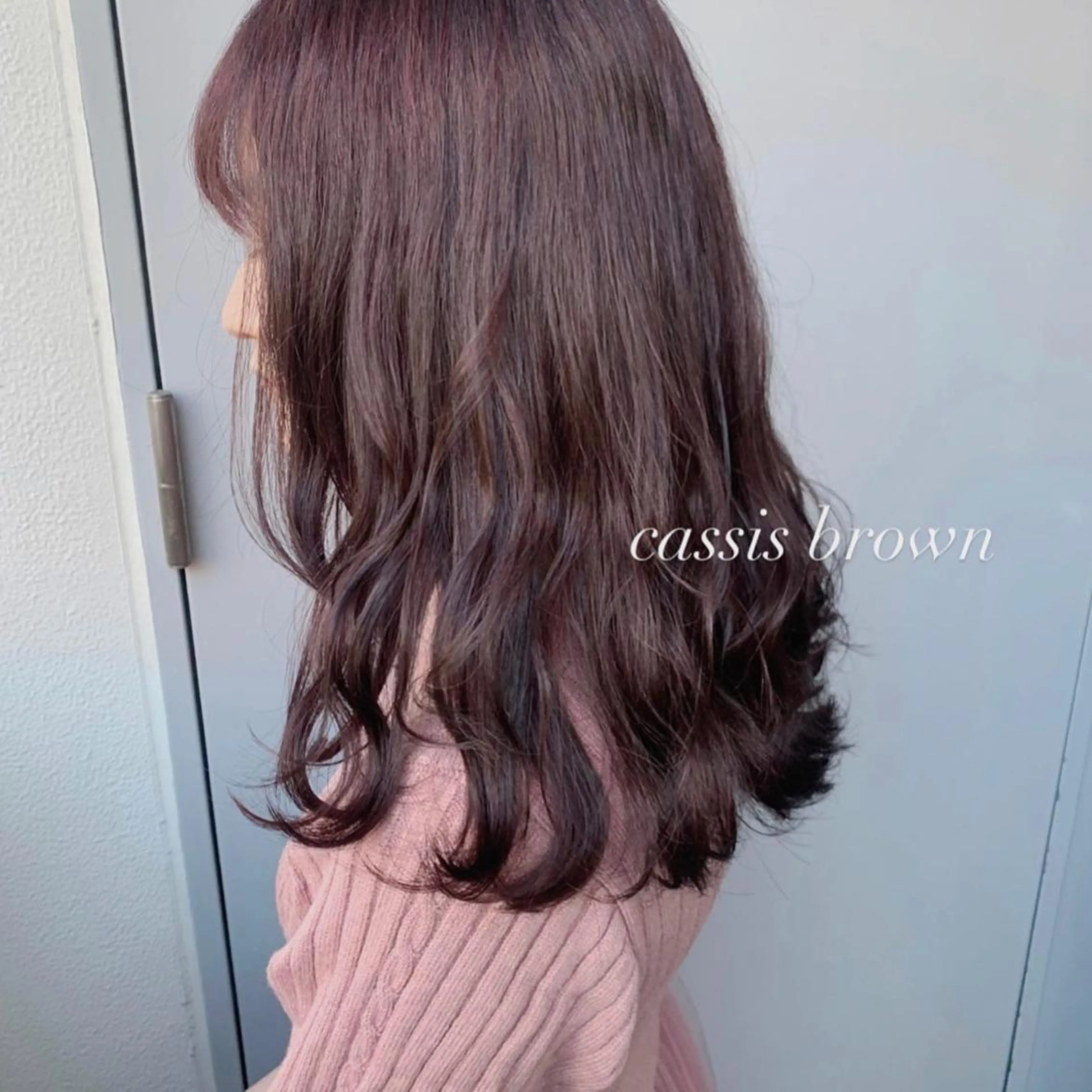 ショート カラー 韓国レイヤー ハッシュカットのヘアスタイル