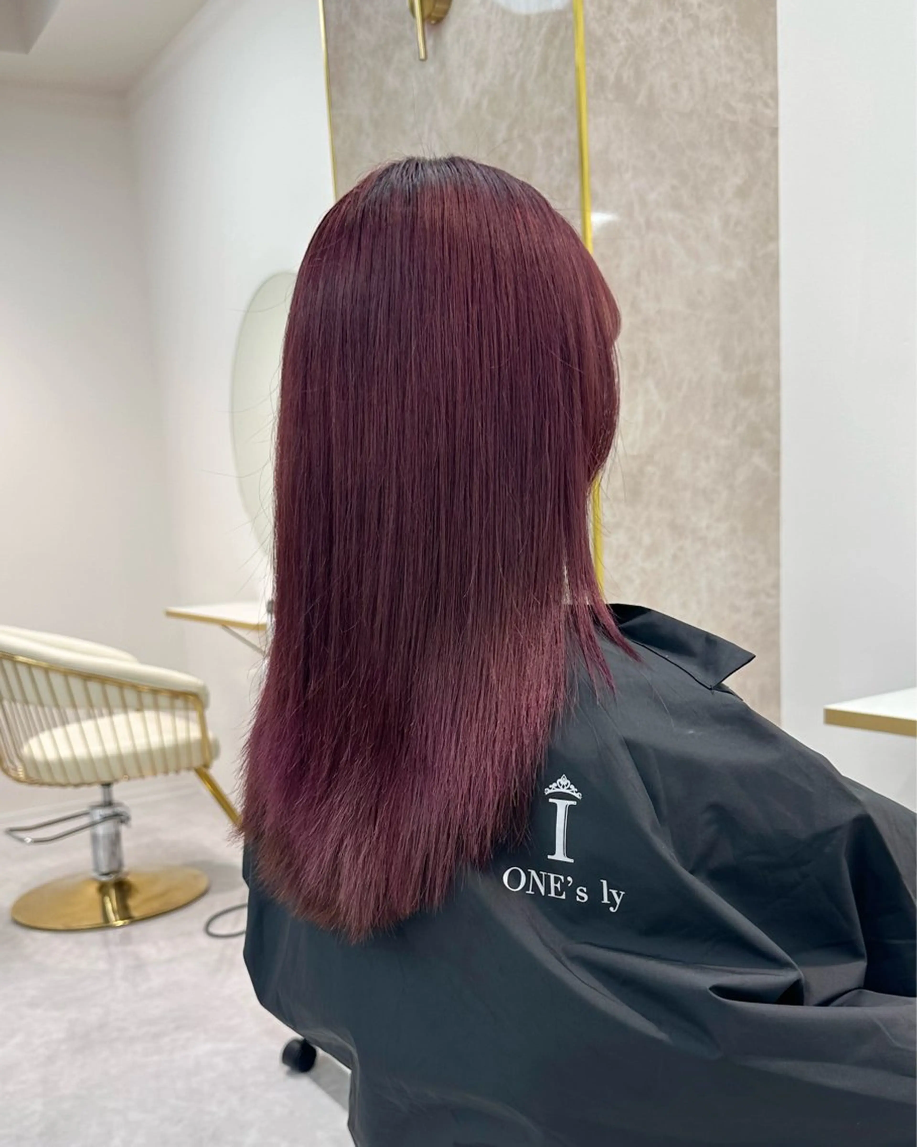 セミロング カット ヘアカラー トリートメント ピンク職人 秋カラーRIKU🎈のヘアスタイル