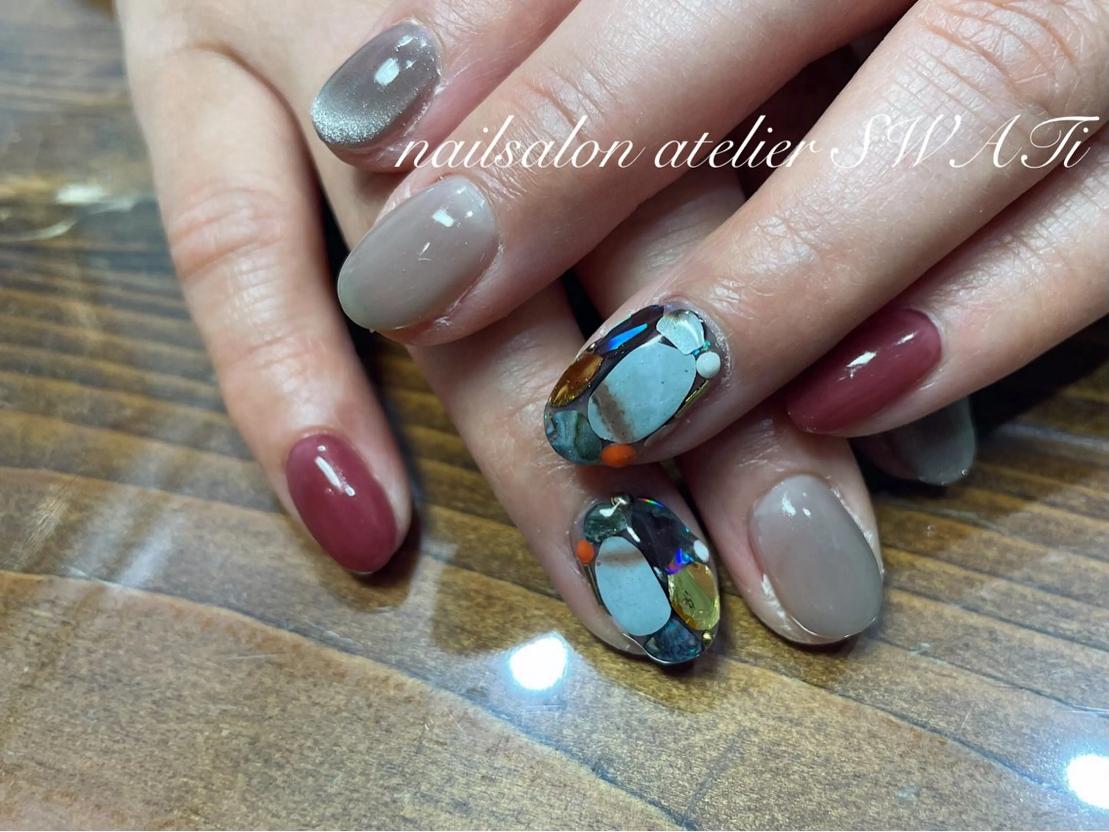 ネイル ヘアーサロン大野所属・nailsalon SWATiのネイルデザイン