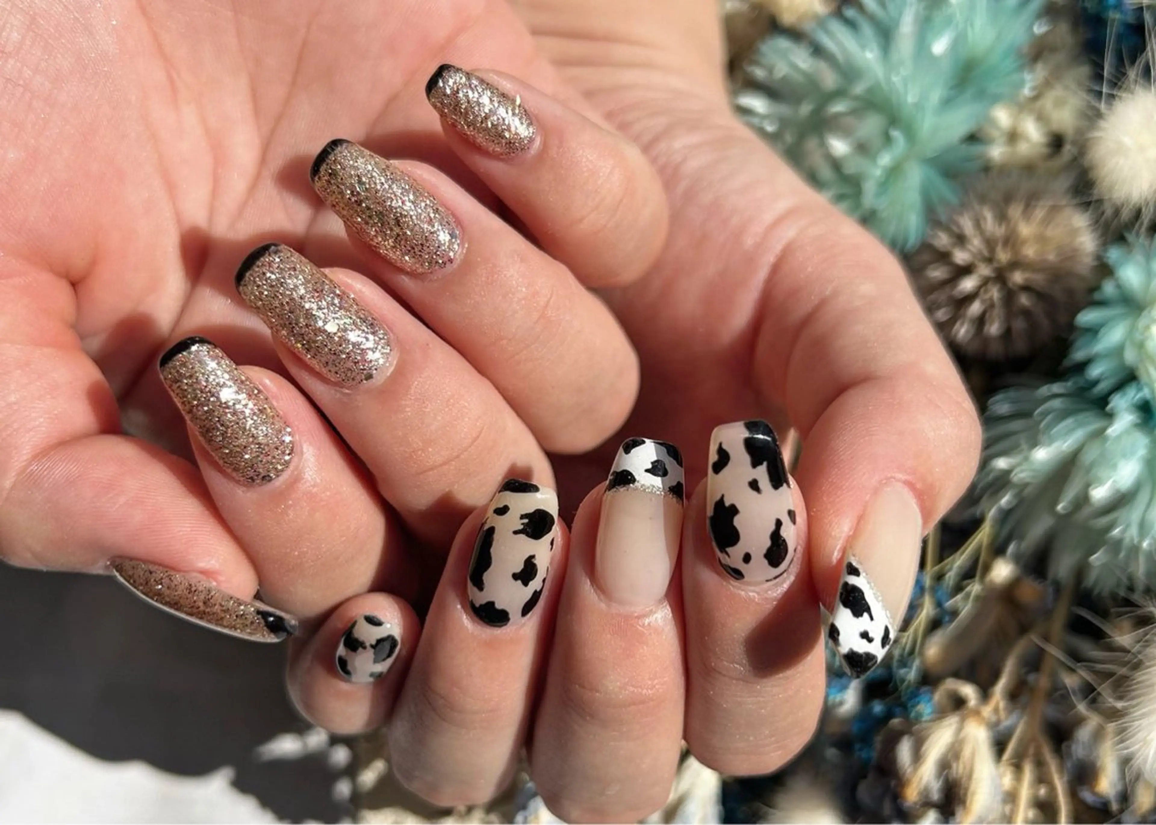 ネイル アニマル柄 クリアネイル フットネイル ジェルネイル 氷ネイル・うるうるネイル ハンドネイル フットネイル mieux IZUMiのネイルデザイン