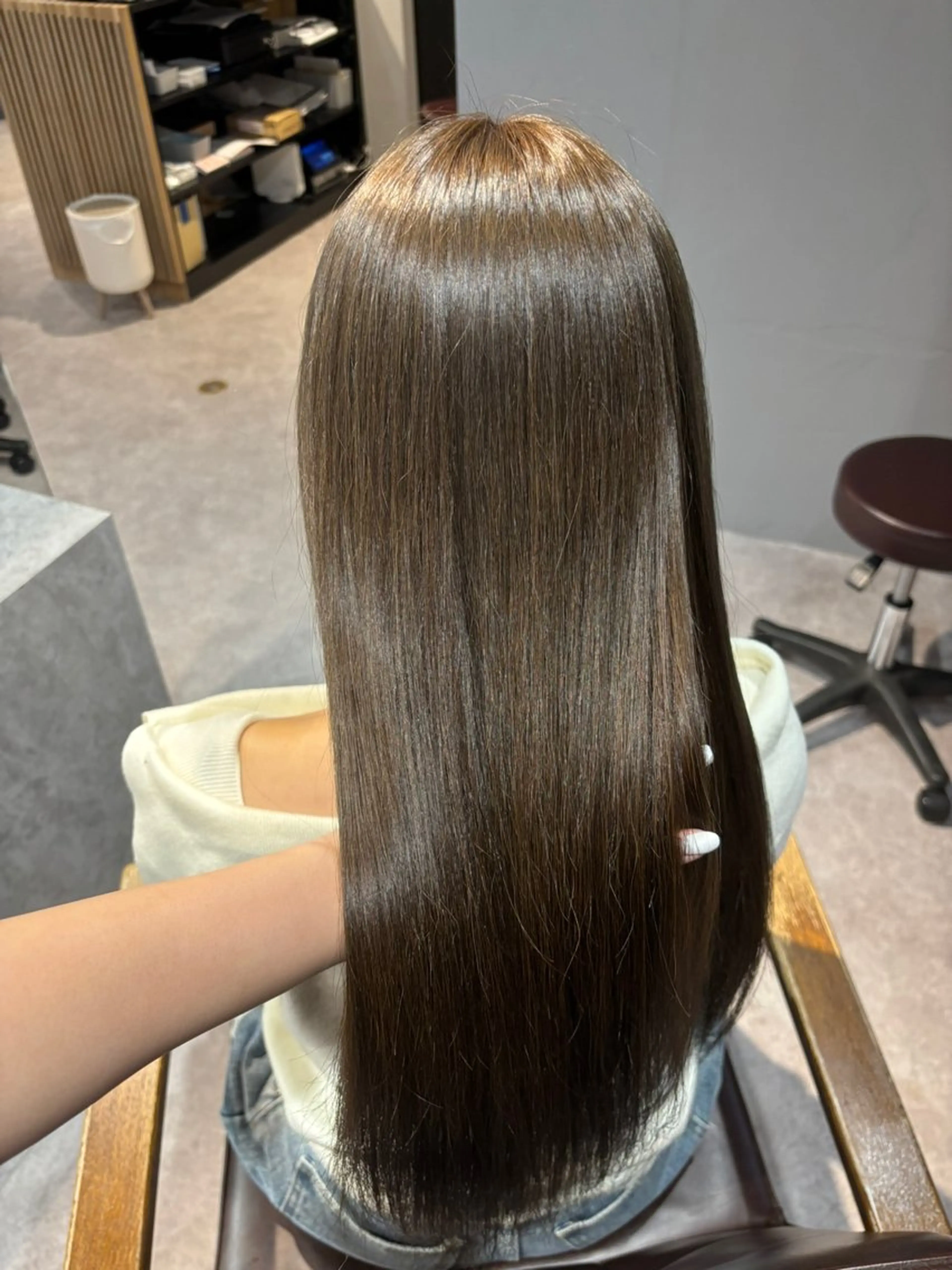 セミロング ヘアカラー トリートメント Yuuka/ w colorのヘアスタイル