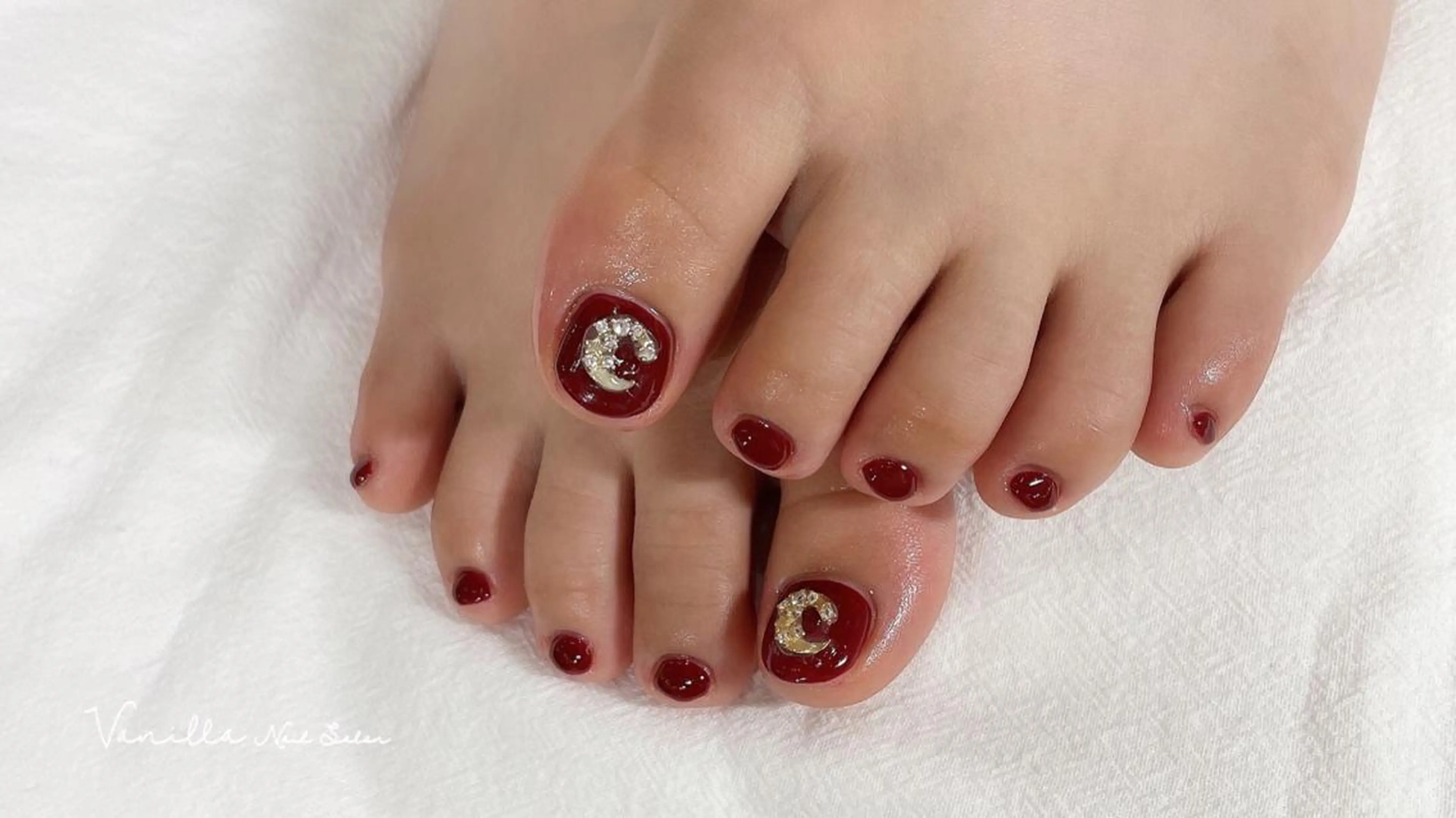 ネイル ストーンネイル Vanilla ネイルサロン 西川口のネイルデザイン