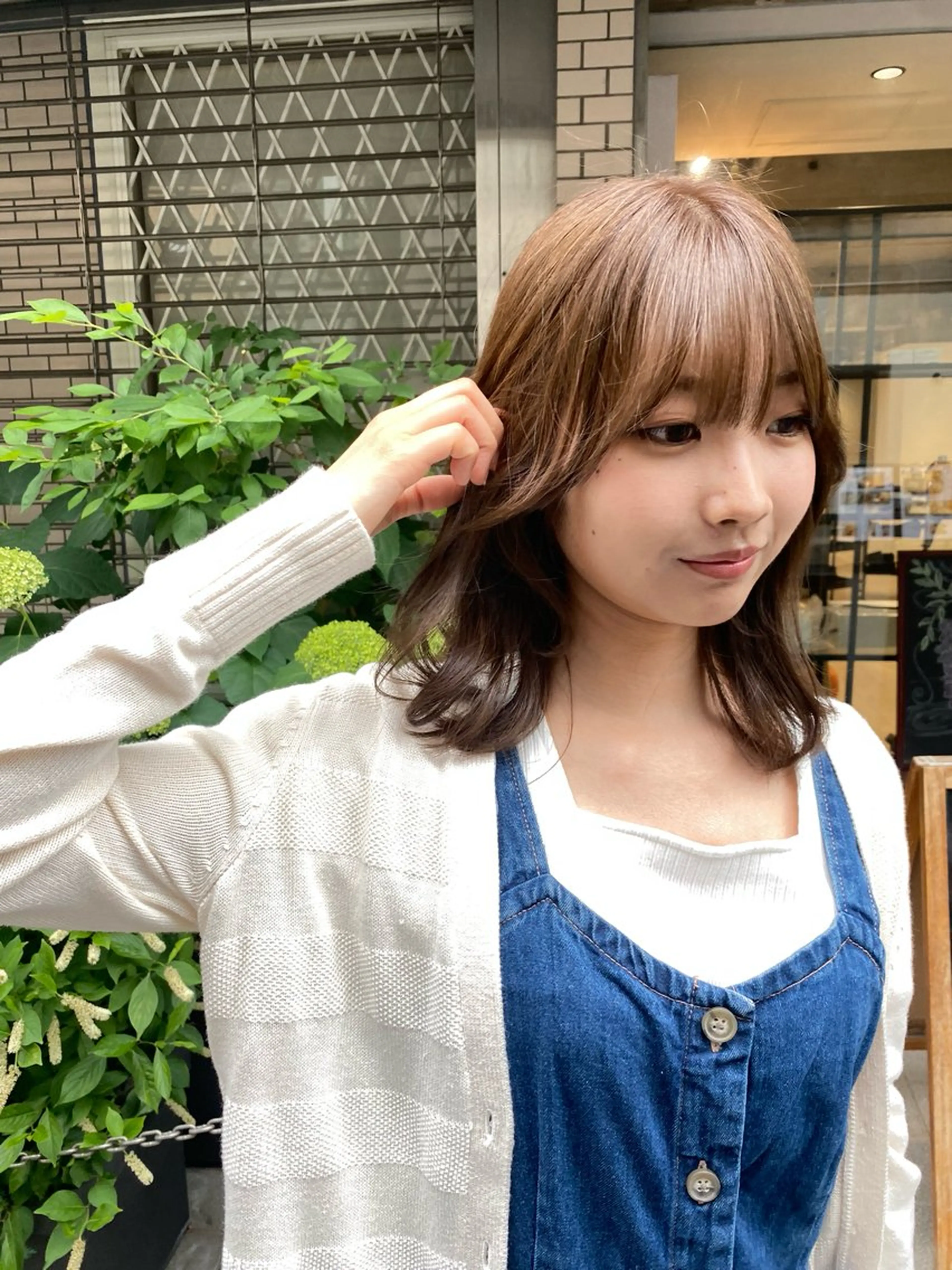 カラー ベージュカラー モカベージュ Lily 日吉所属・日吉で叶える🍒🍒 オカベナオヤのヘアスタイル