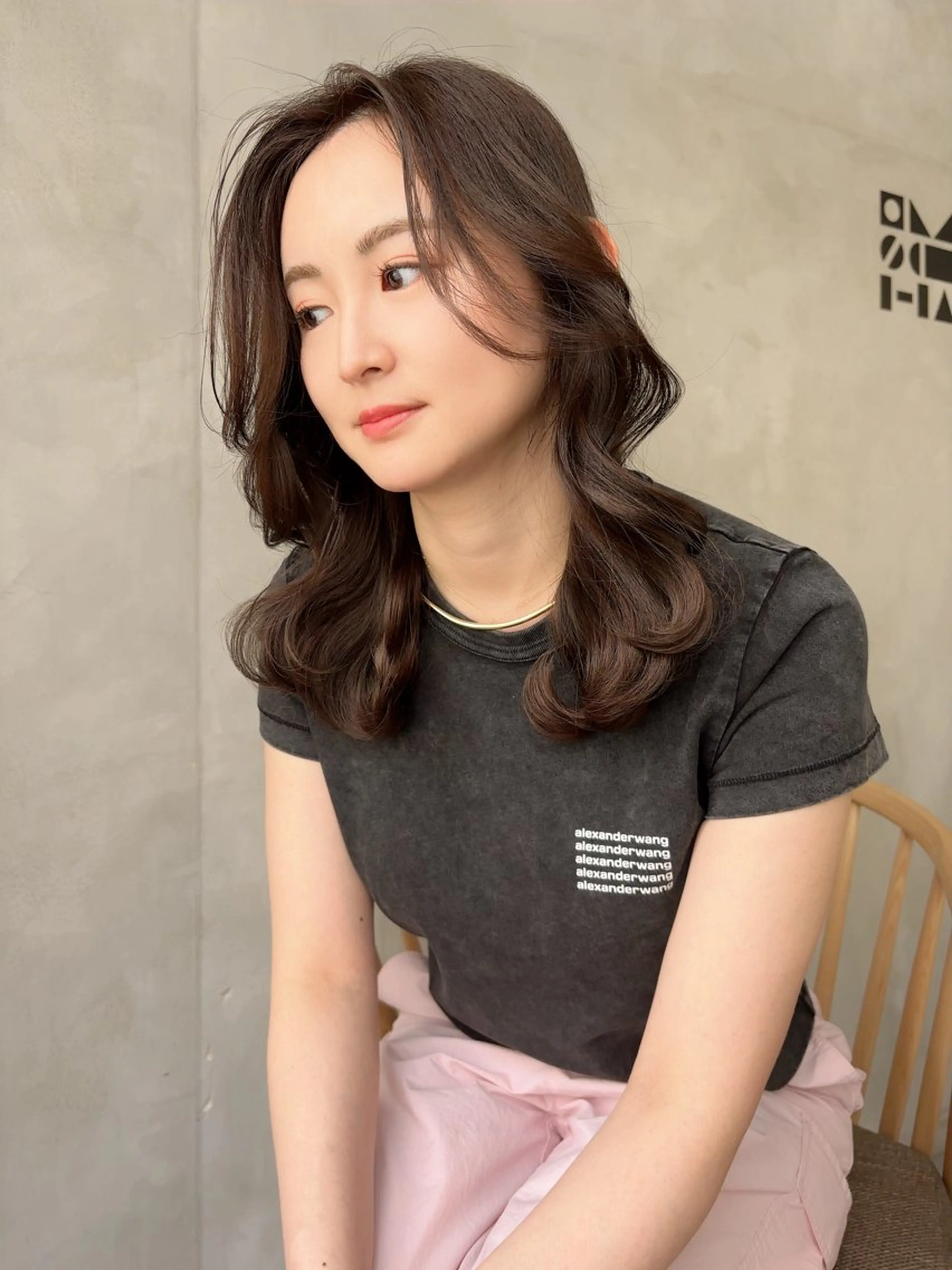 ミディアム 可児 令路のヘアスタイル