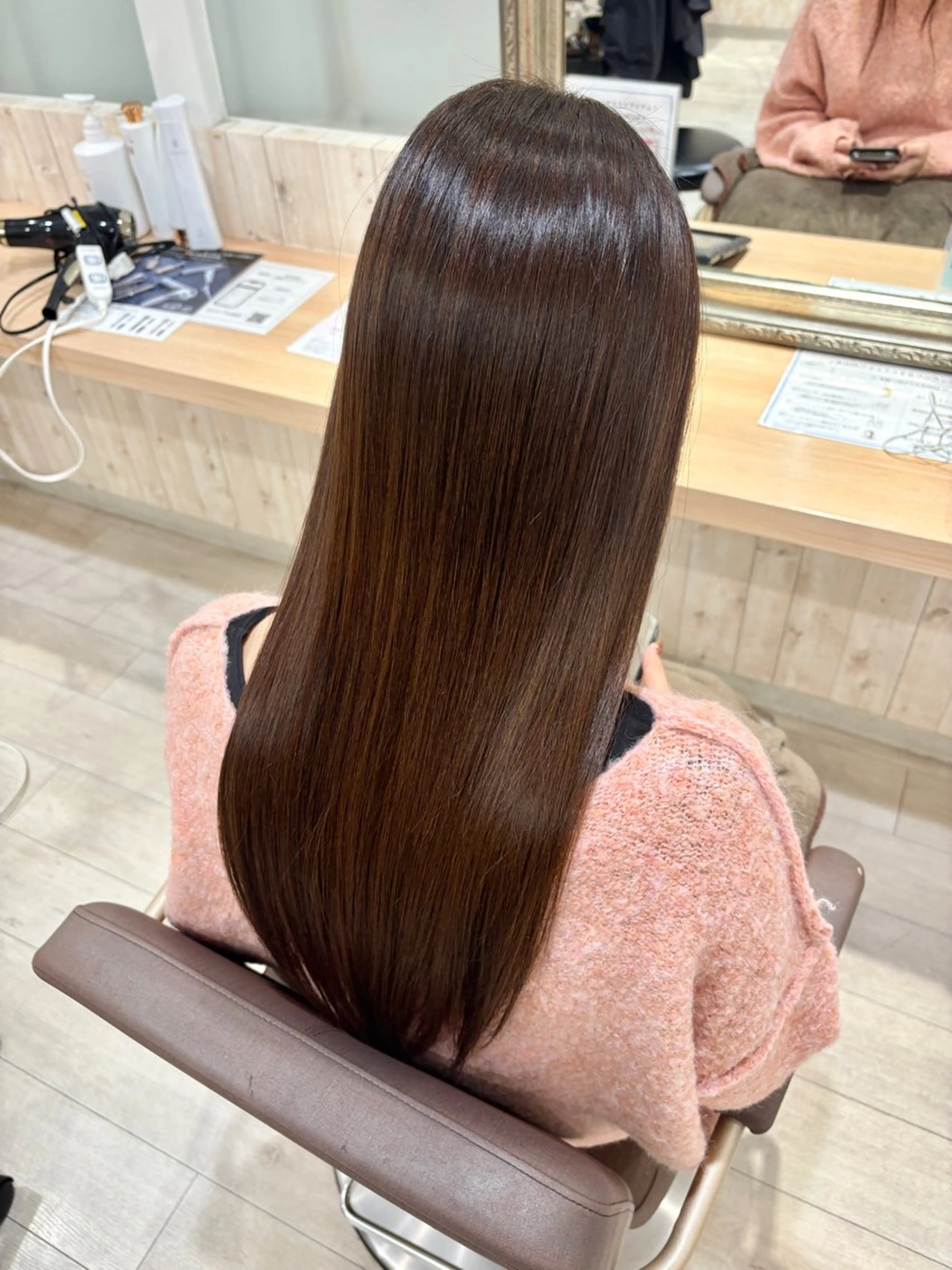 ロング 縮毛矯正 韓国ヘア🧸髪質改善 🧸きくちみさきのヘアスタイル