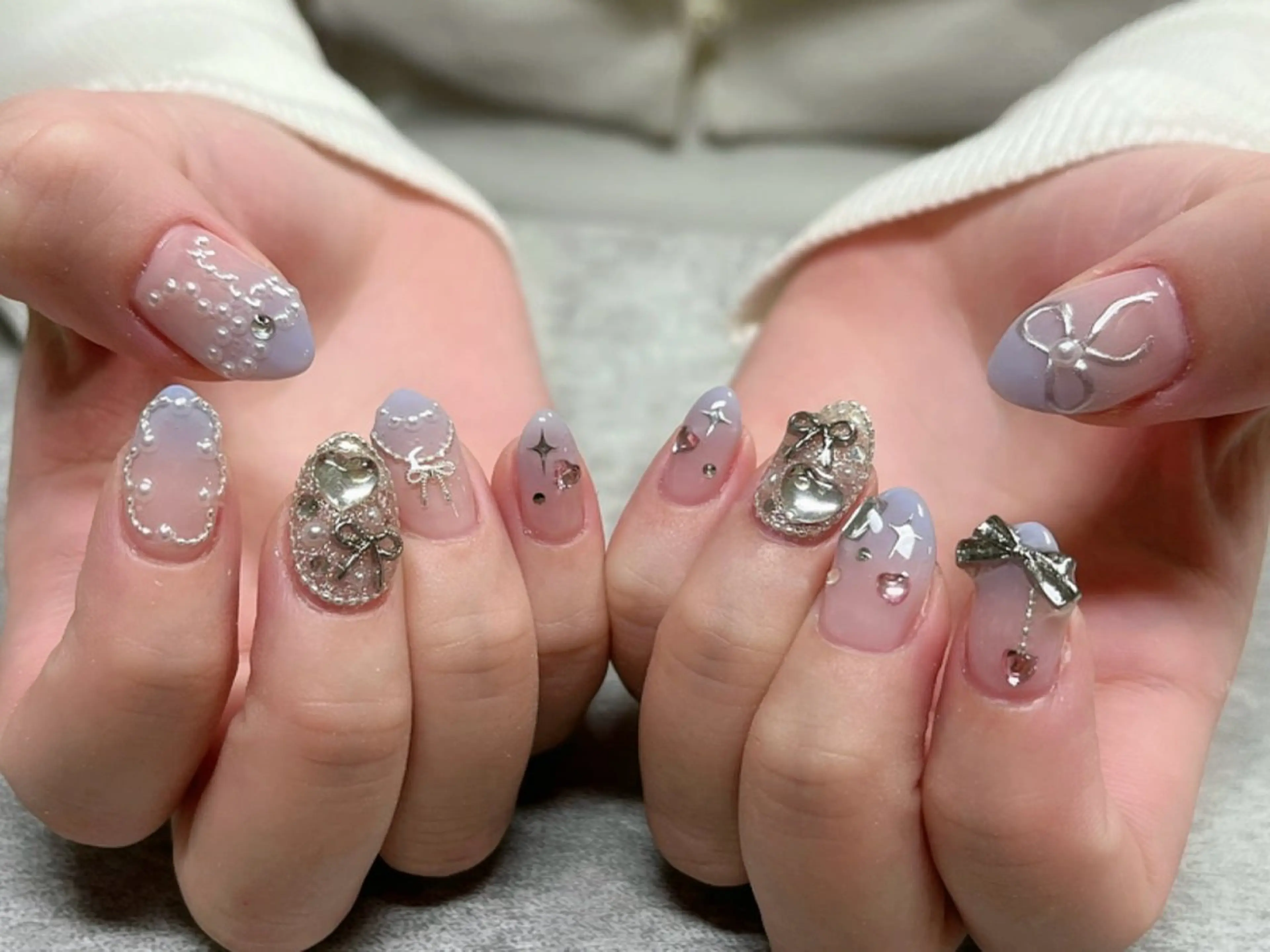 ネイル ハンドネイル Protea きぬがわ らむのネイルデザイン