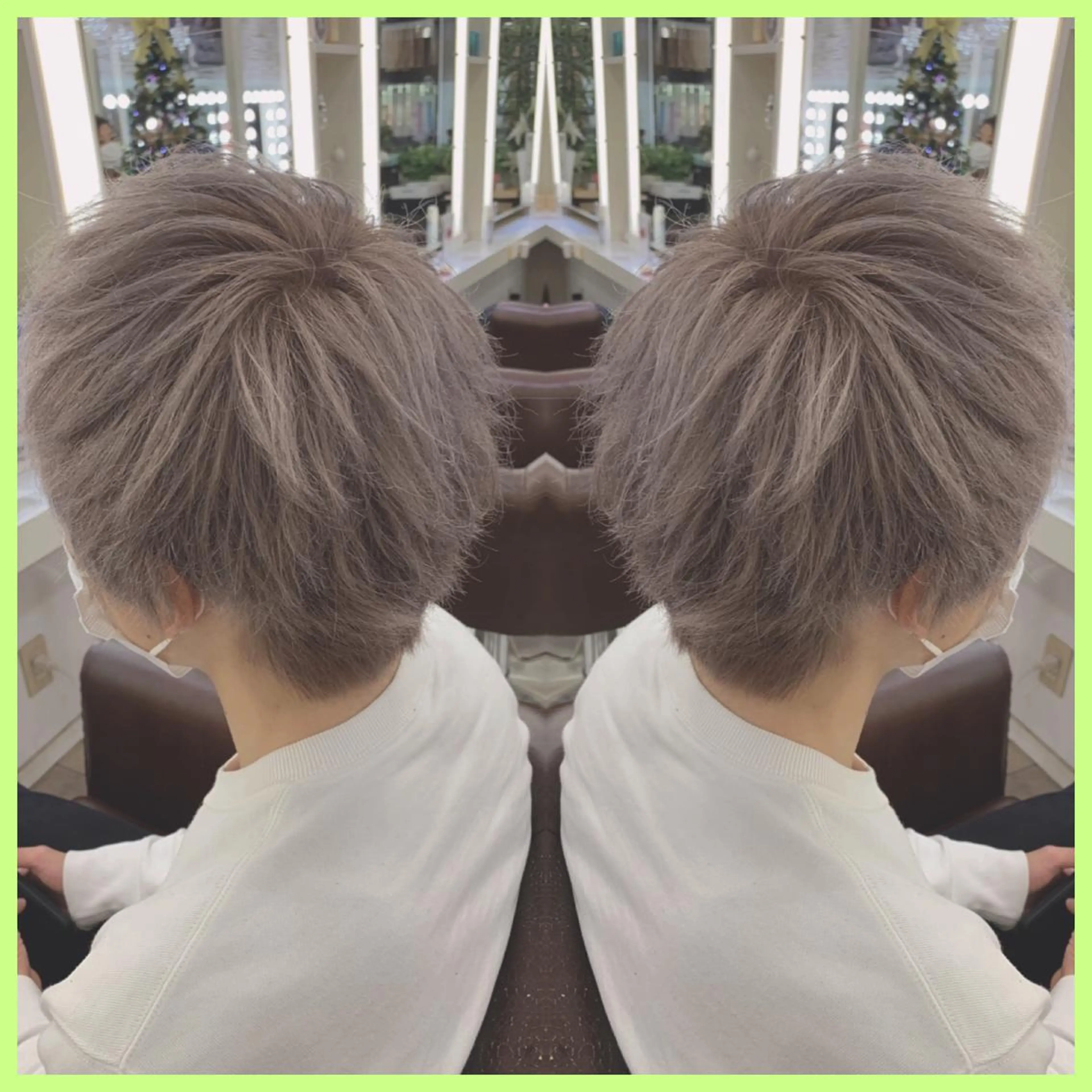ショート カラー 🫧あ　お🫧 心斎橋のヘアスタイル