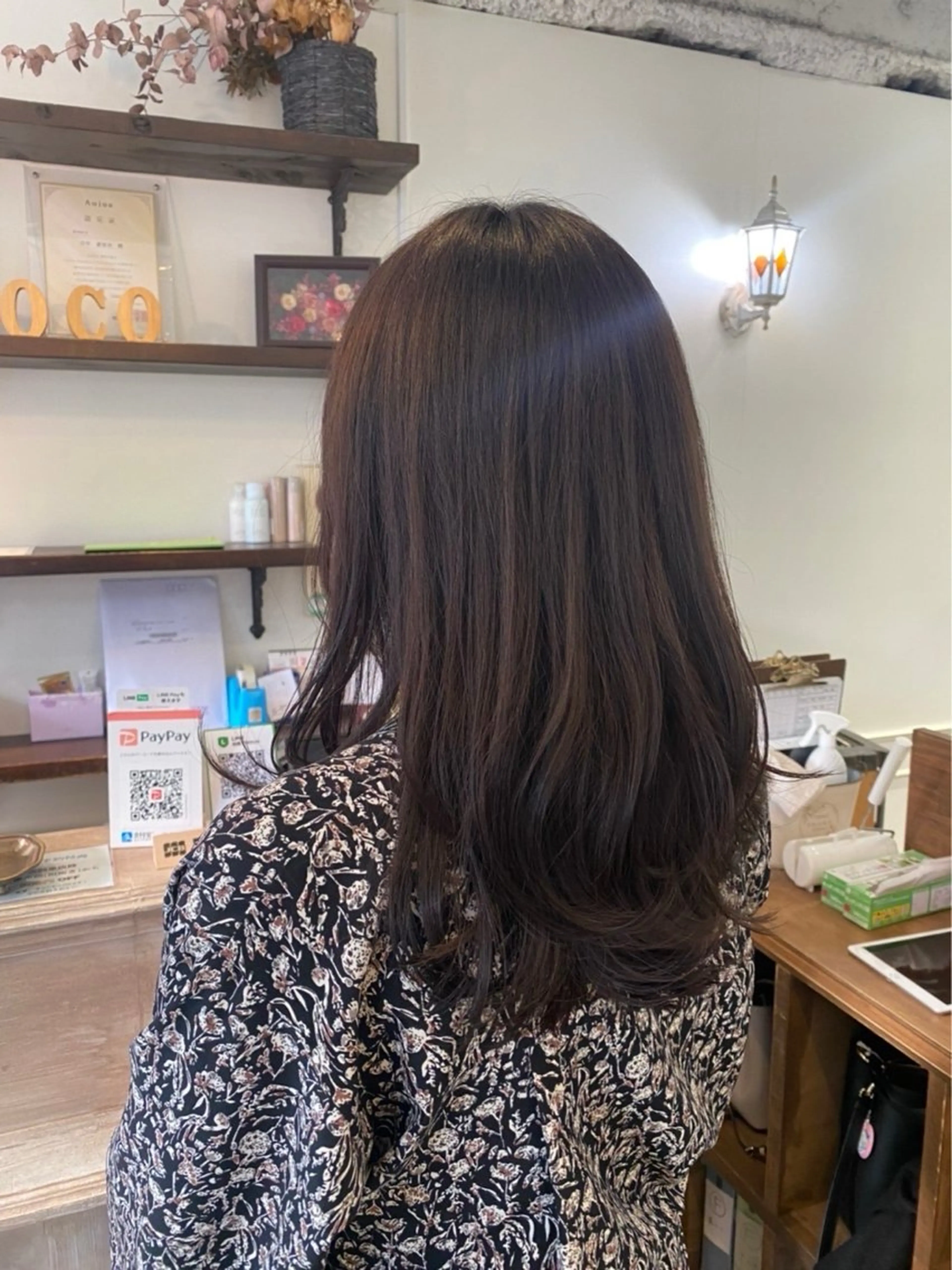 ロング ニュアンスカラー 川野莉空のヘアスタイル