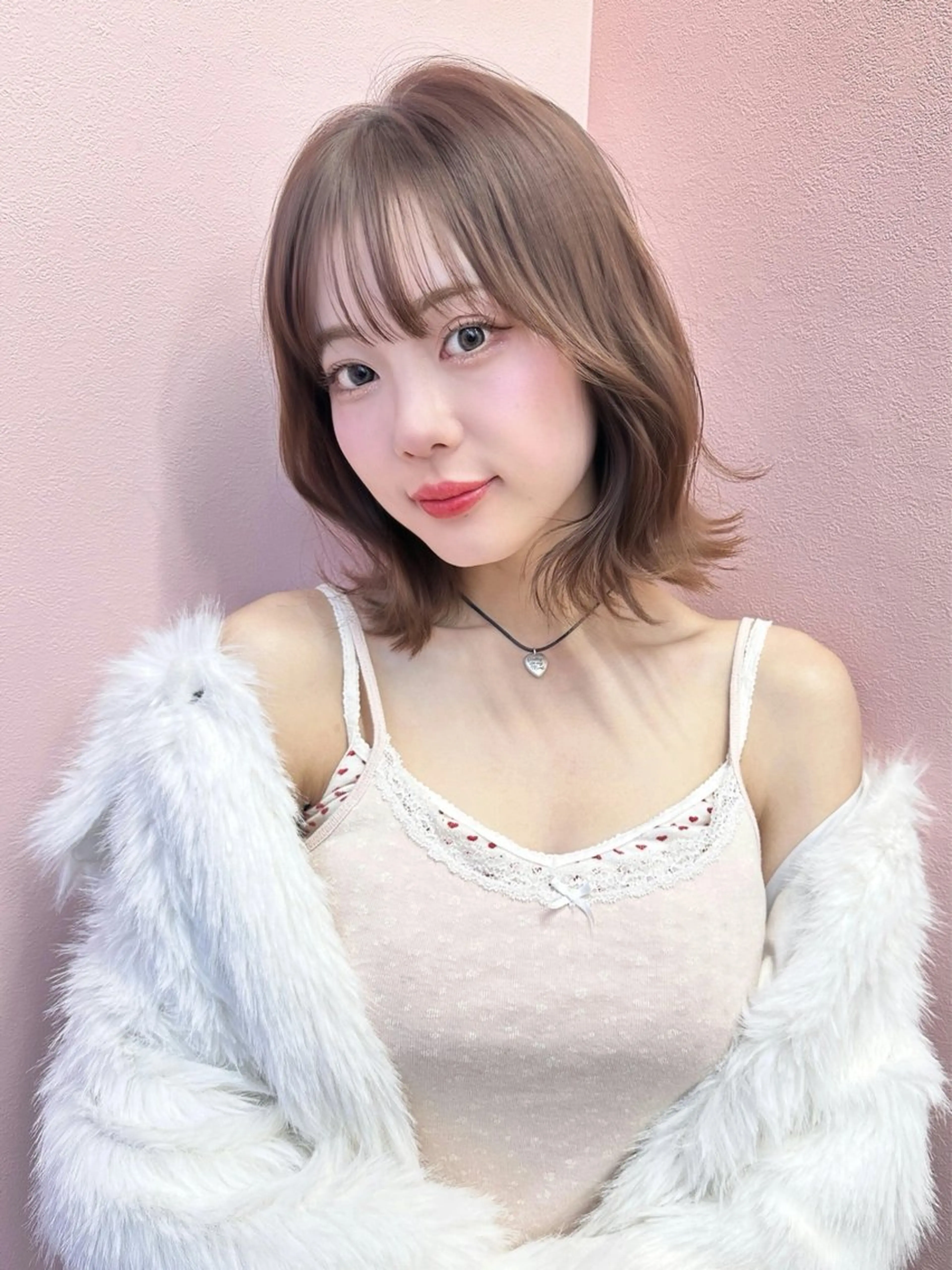 ミディアム カラー fish所属・横浜ショートカット♡ shiira👼🏻のヘアスタイル