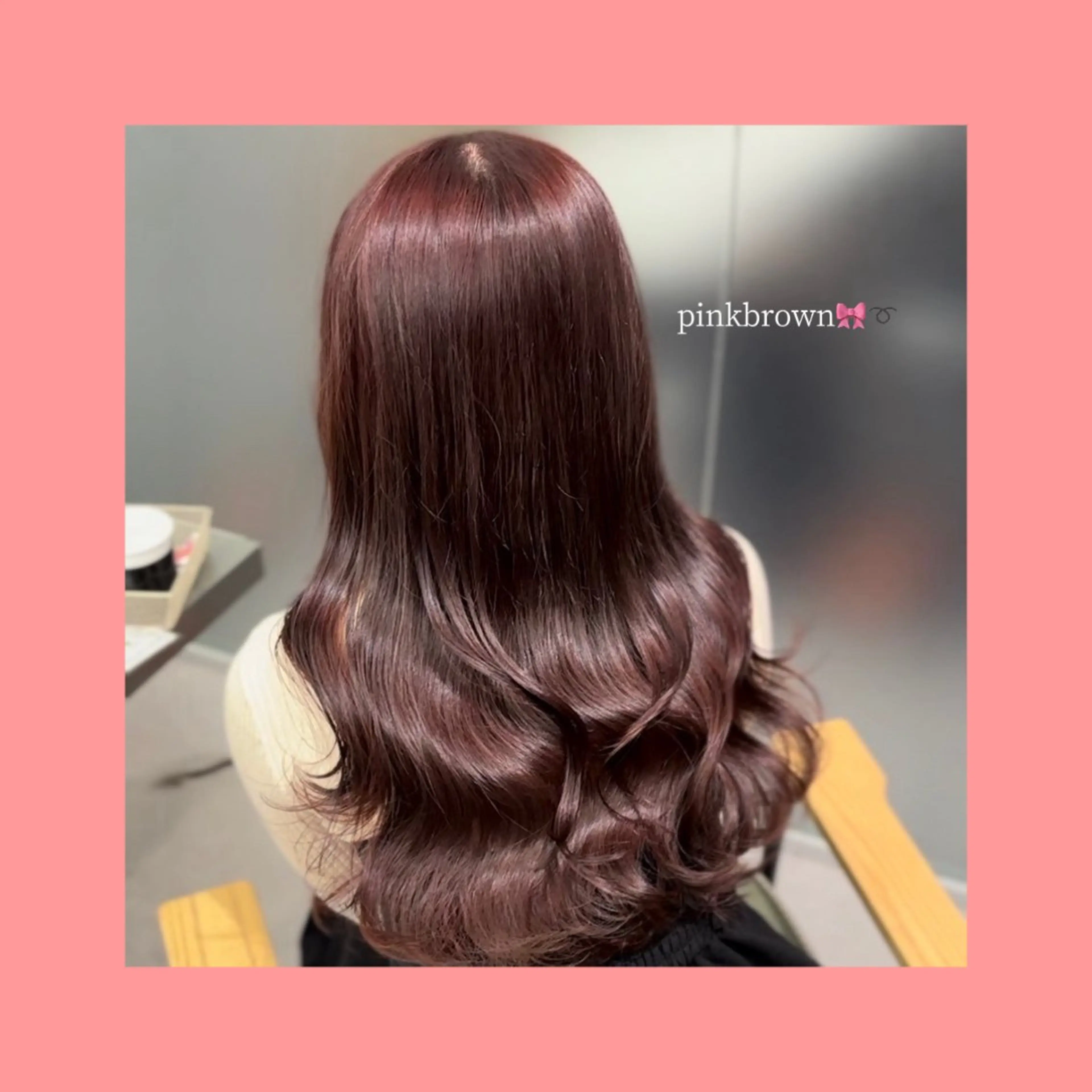 カラー aoi/暖色カラー/ プツッとボブ🎀のヘアスタイル