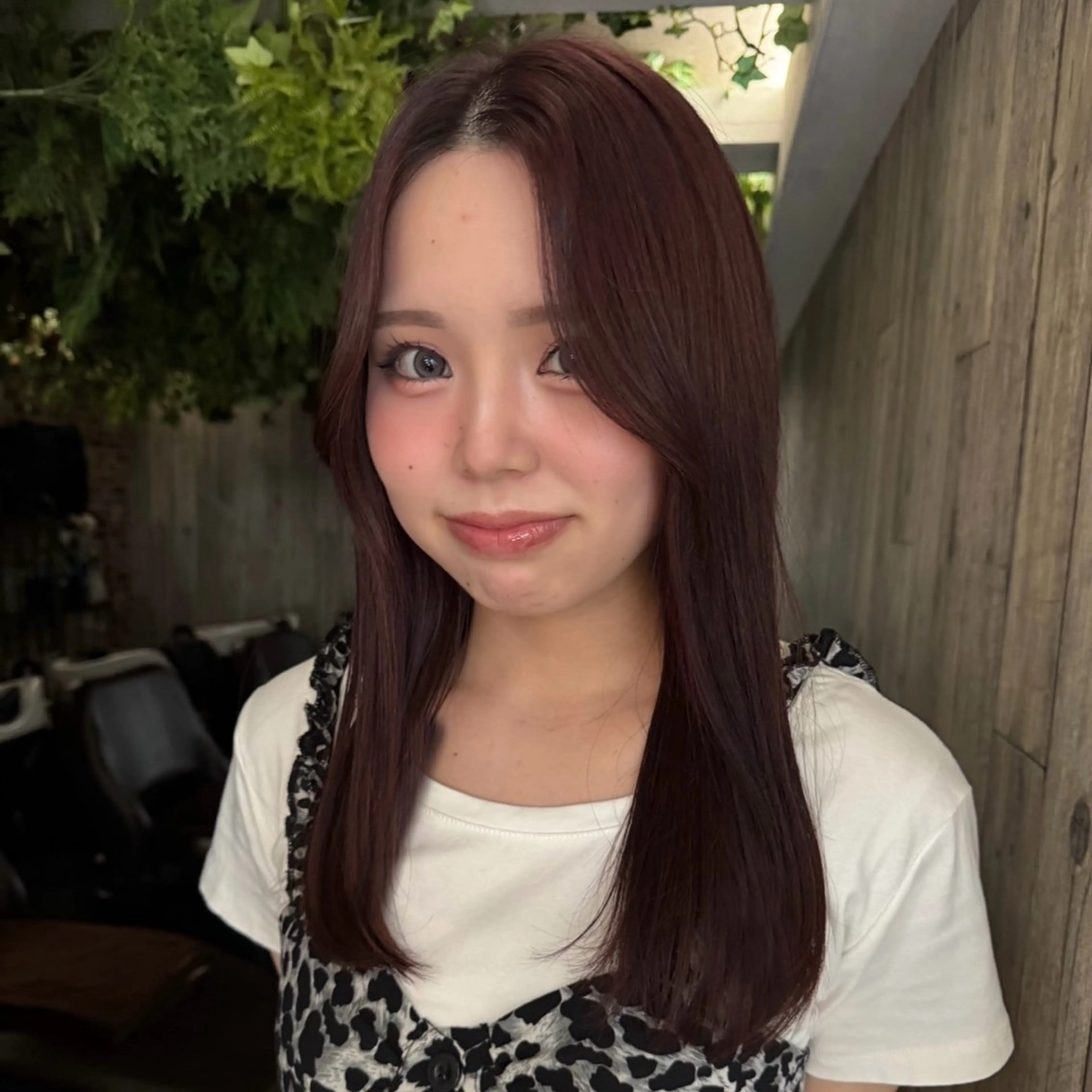 ロング カラー ヘアアレンジ ラベンダーカラー ラベンダーピンク ピンクカラー ヘアカラー トリートメント あおい 🍒暖色カラーのヘアスタイル