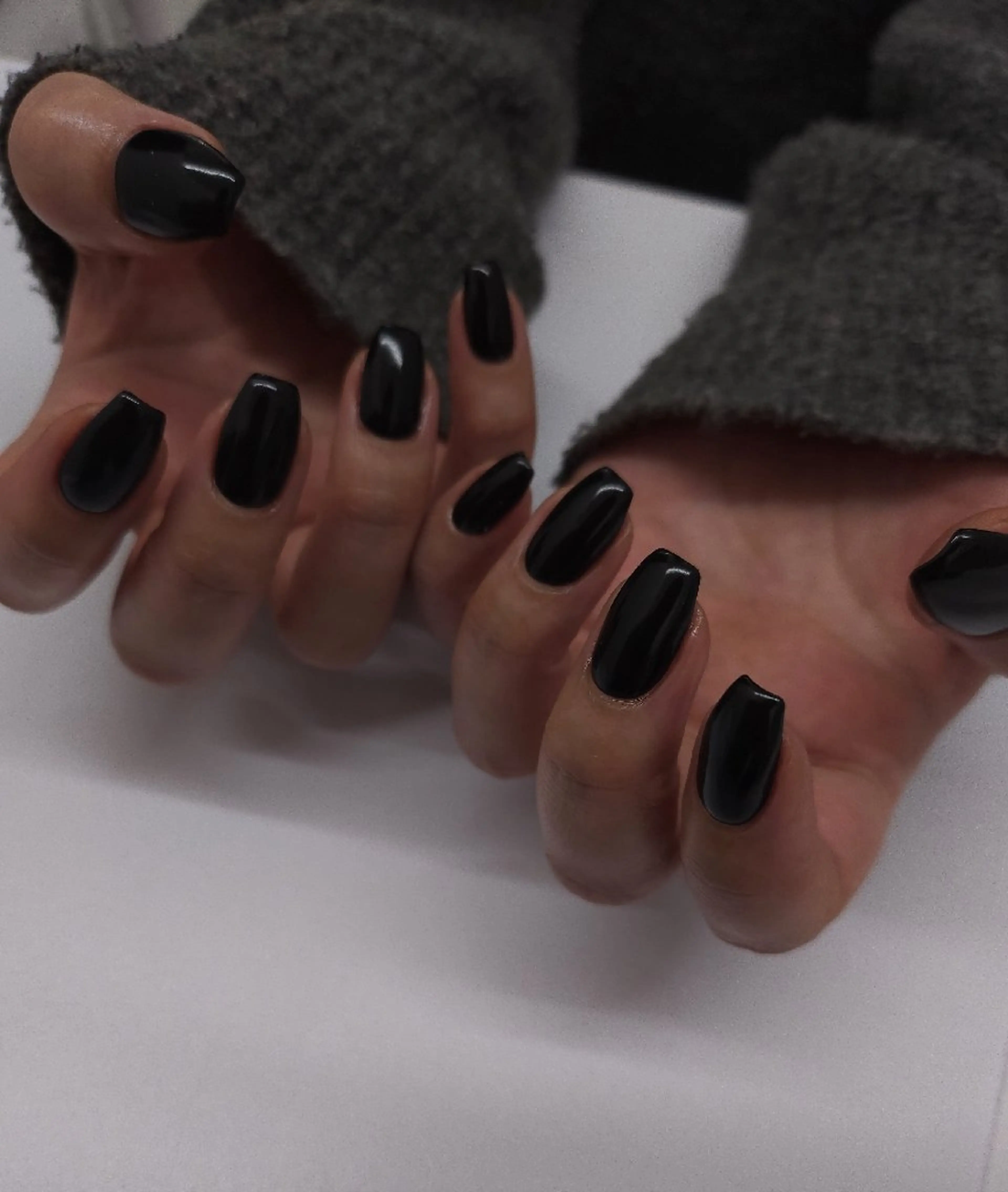 ネイル ジェルネイル ワンカラーネイル パラジェル 冬ネイル ハンドネイル puku nail 🌼kazu🌼のネイルデザイン