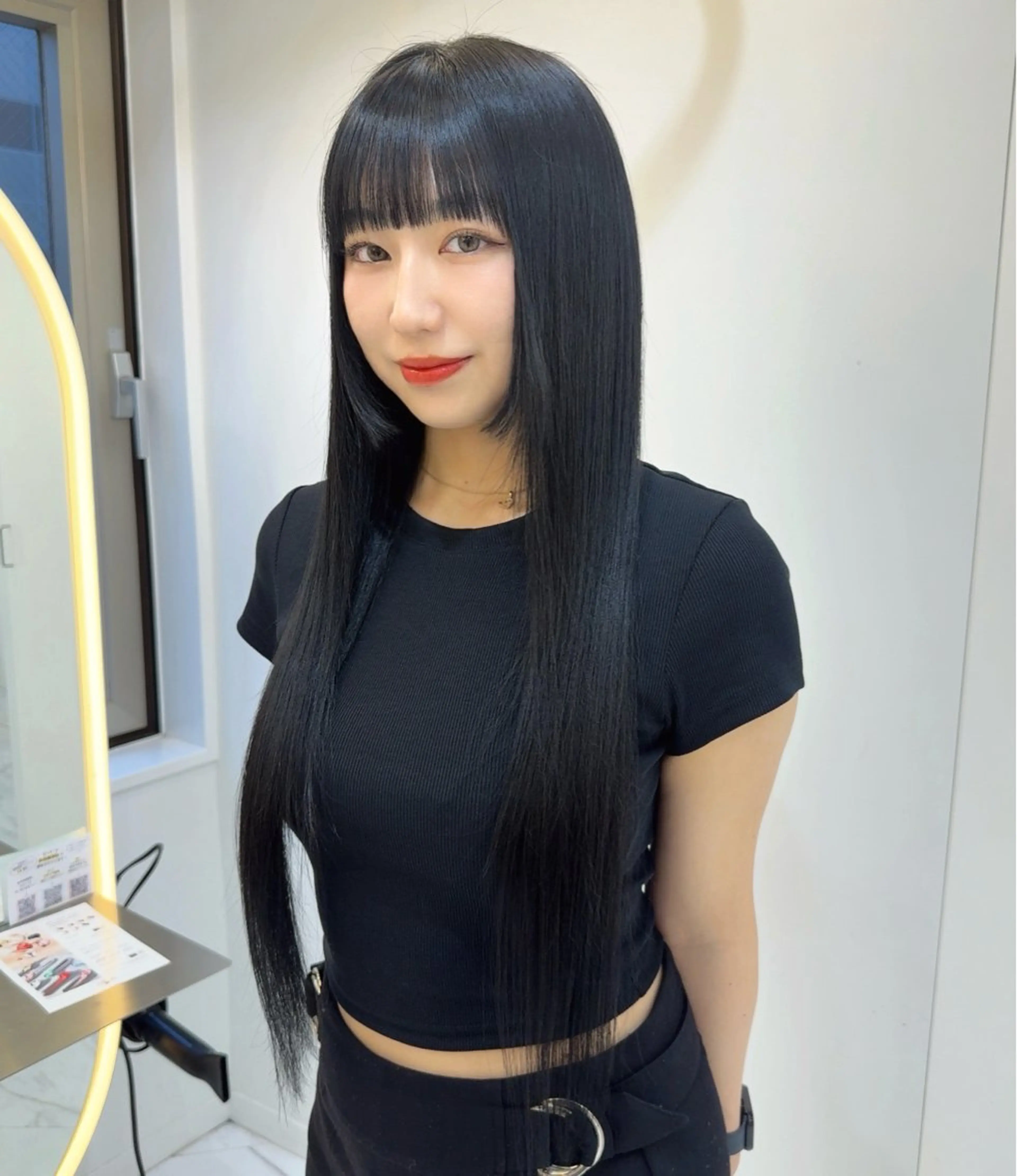 ロング ヘアカラー トリートメント Sayaka ii+Uのヘアスタイル