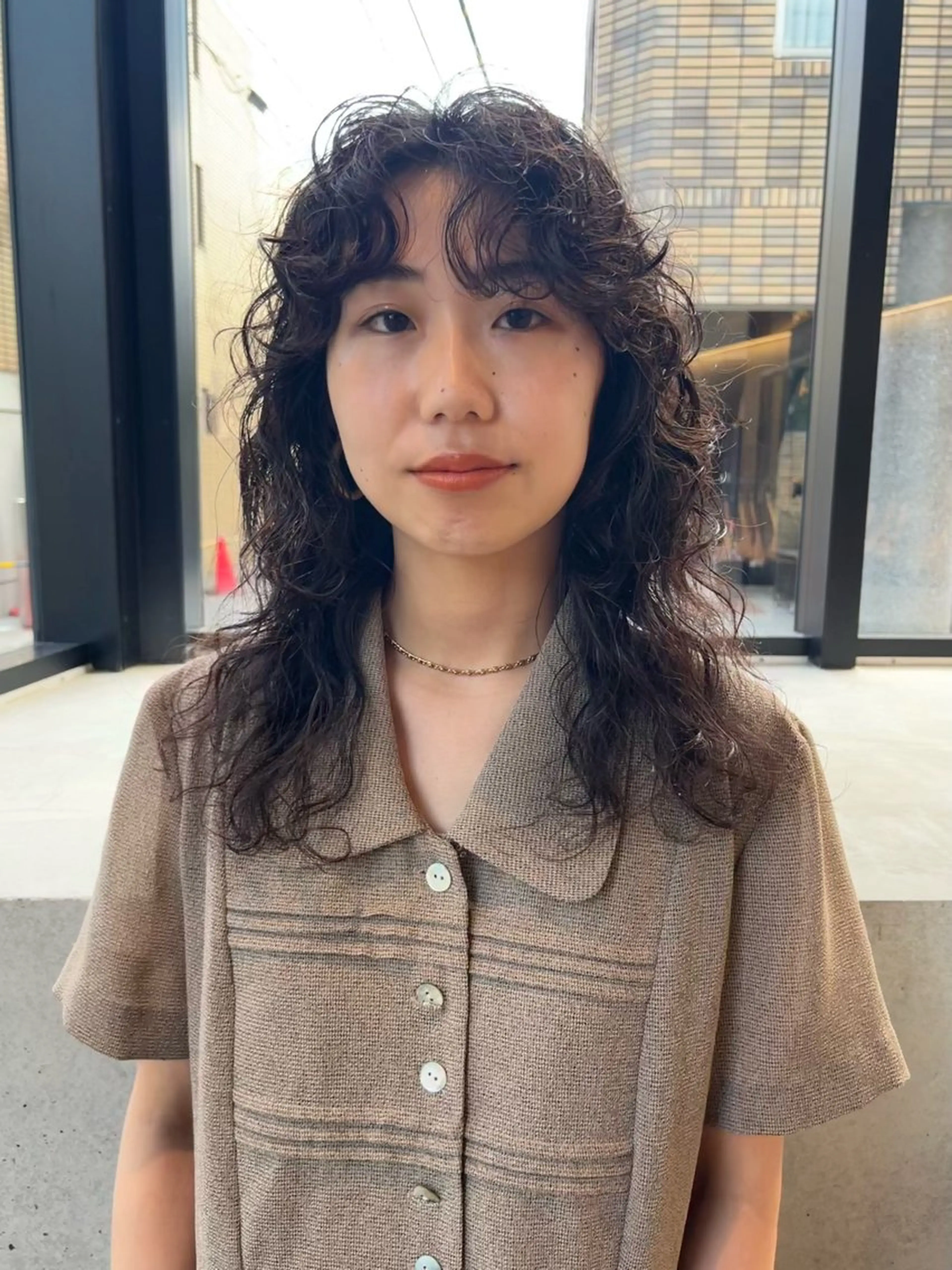 ロング パーマ 韓国レイヤーカット/ 酸性縮毛矯正MIKUのヘアスタイル