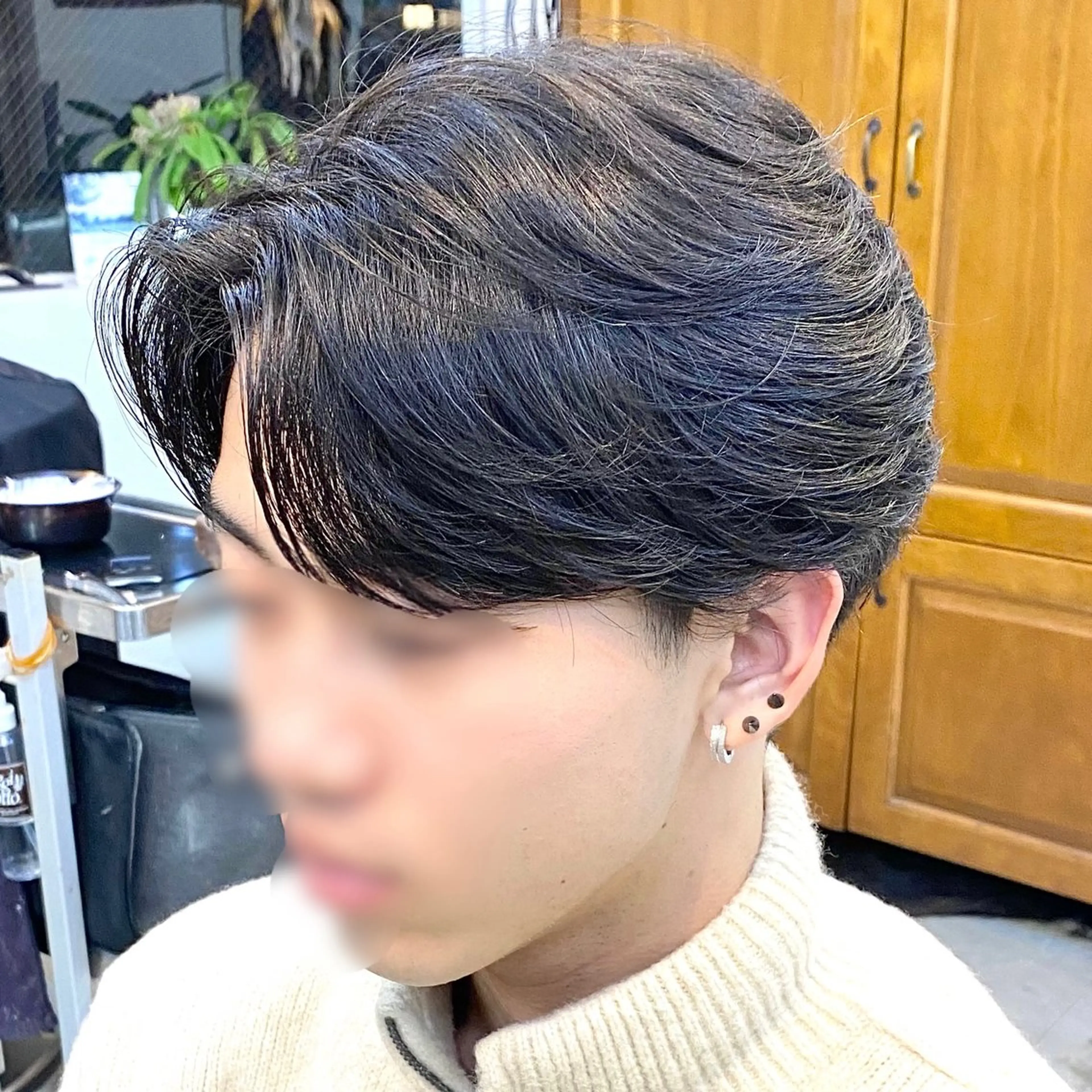 ショート パーマ メンズ カルマパーマ メンズパーマ カット パーマ Vicke所属・メンズ特化/韓国風 ❤️‍🔥吉野あいかのヘアスタイル