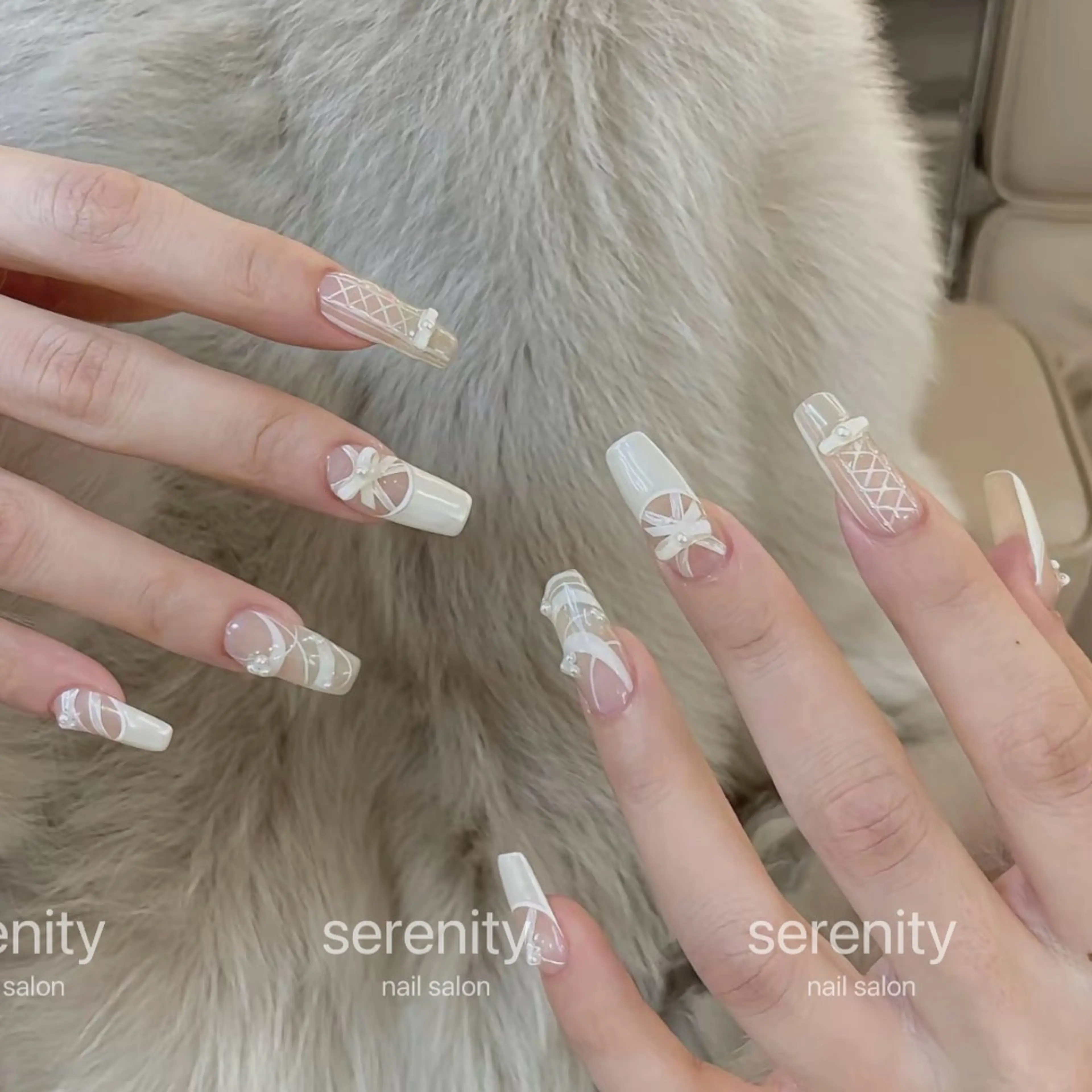 ネイル ハンドネイル ハンドケア ✨Serenity ワンホンネイルのネイルデザイン