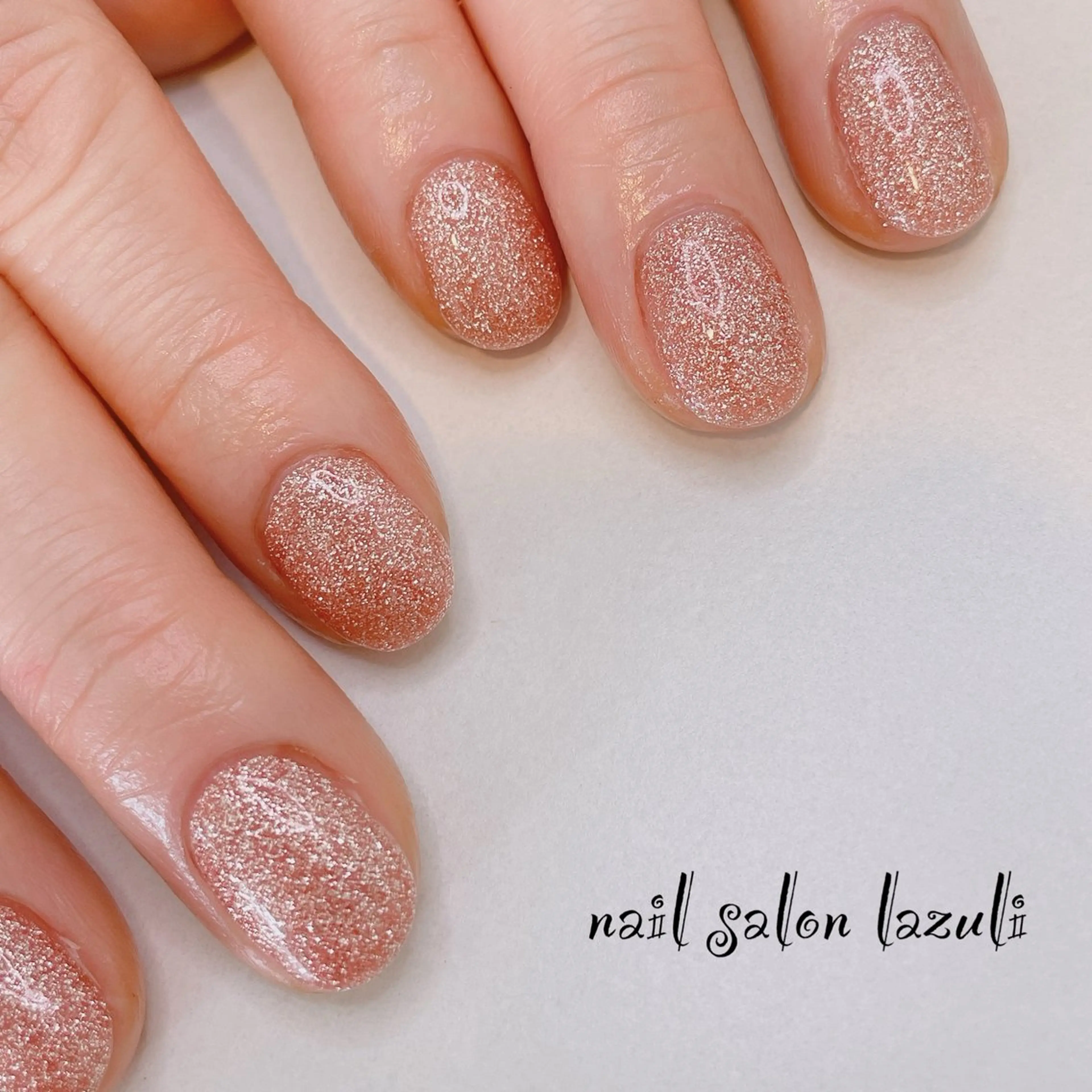 ネイル ラメ(グリッター) ワンカラーネイル ハンドネイル nail salon lazuliのネイルデザイン