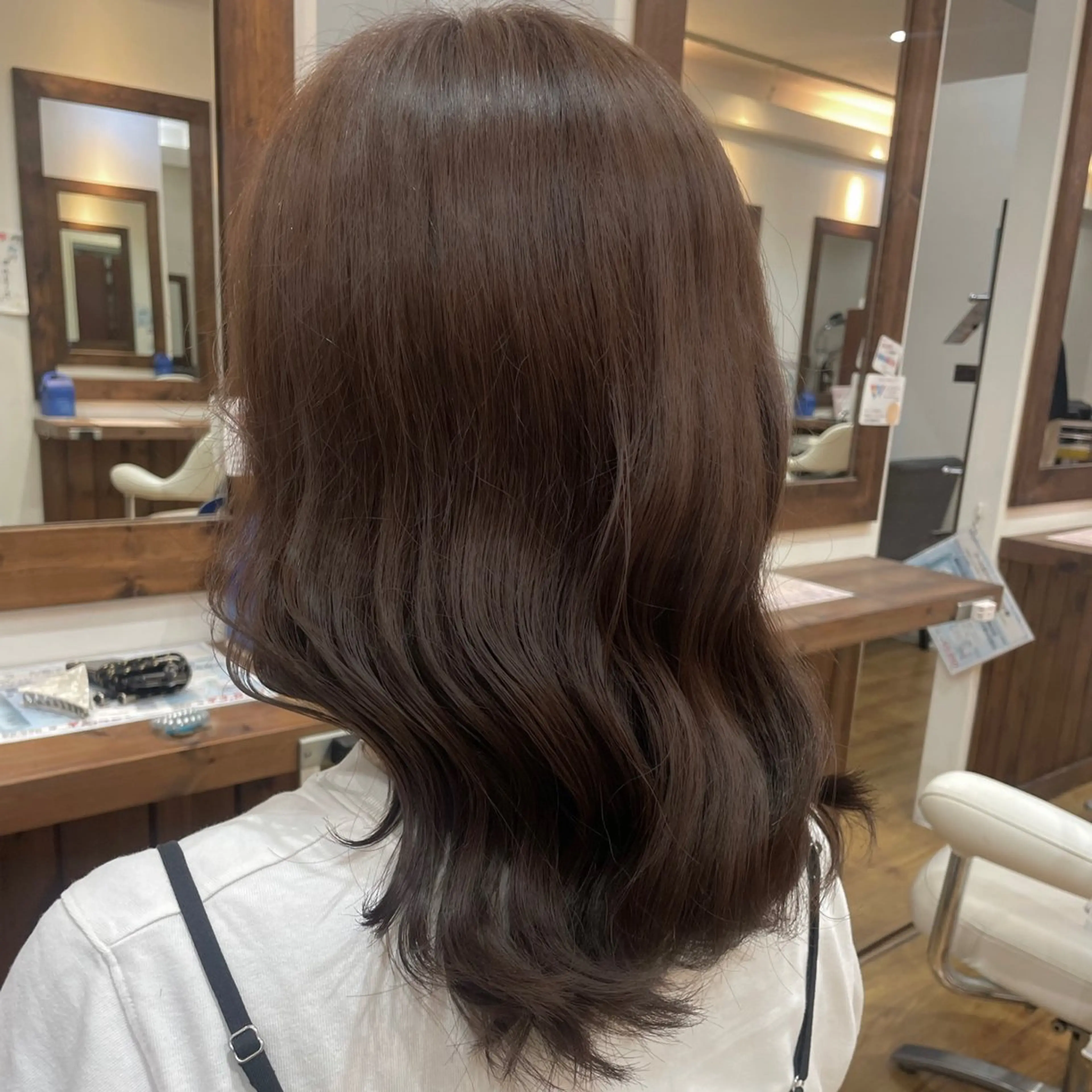 ミディアム カラー 💖カットモデル募集 小松晴香💖のヘアスタイル
