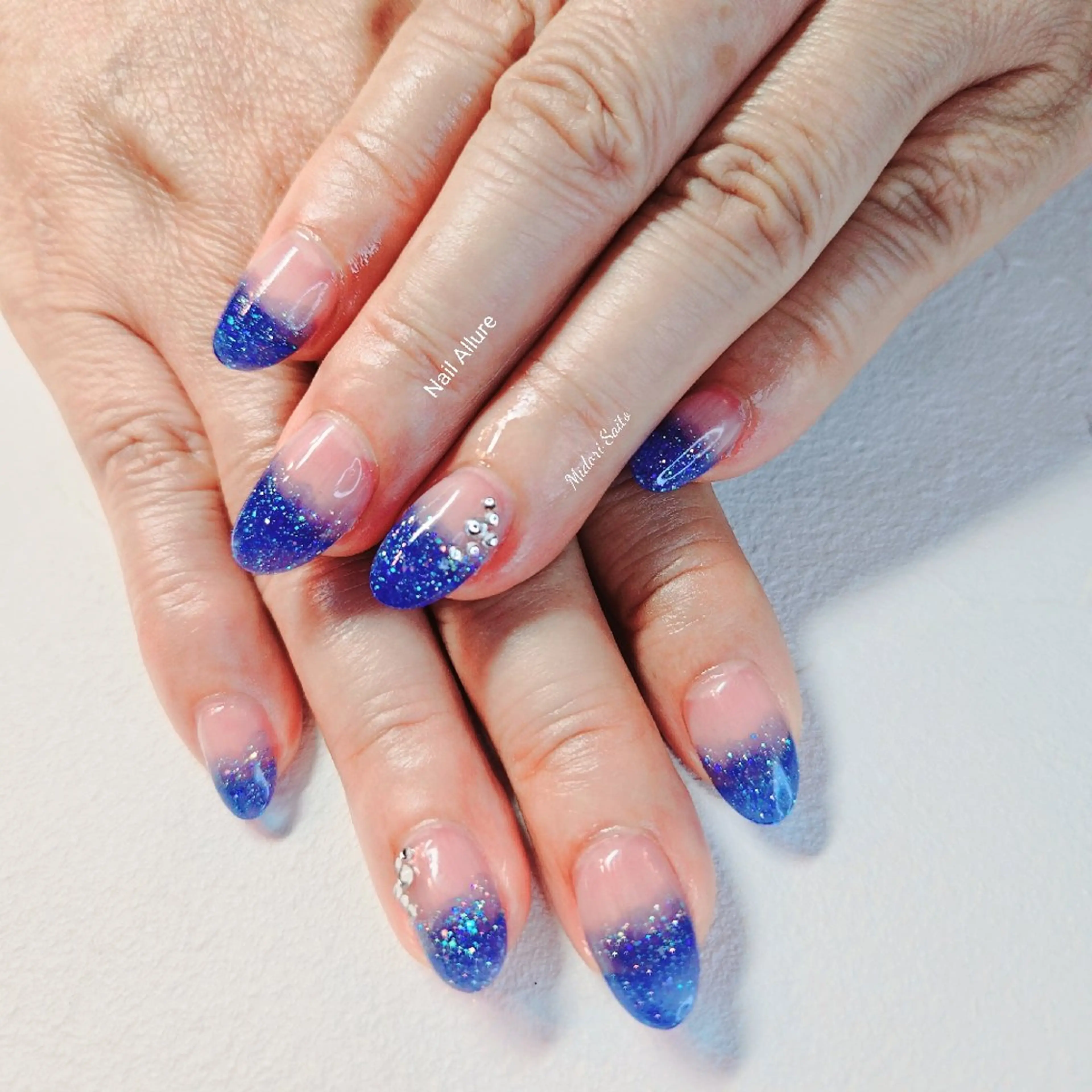 ネイル グラデーション スカルプネイル Nail Allure(ネイル アルーア)所属・Nail Allureのネイルデザイン