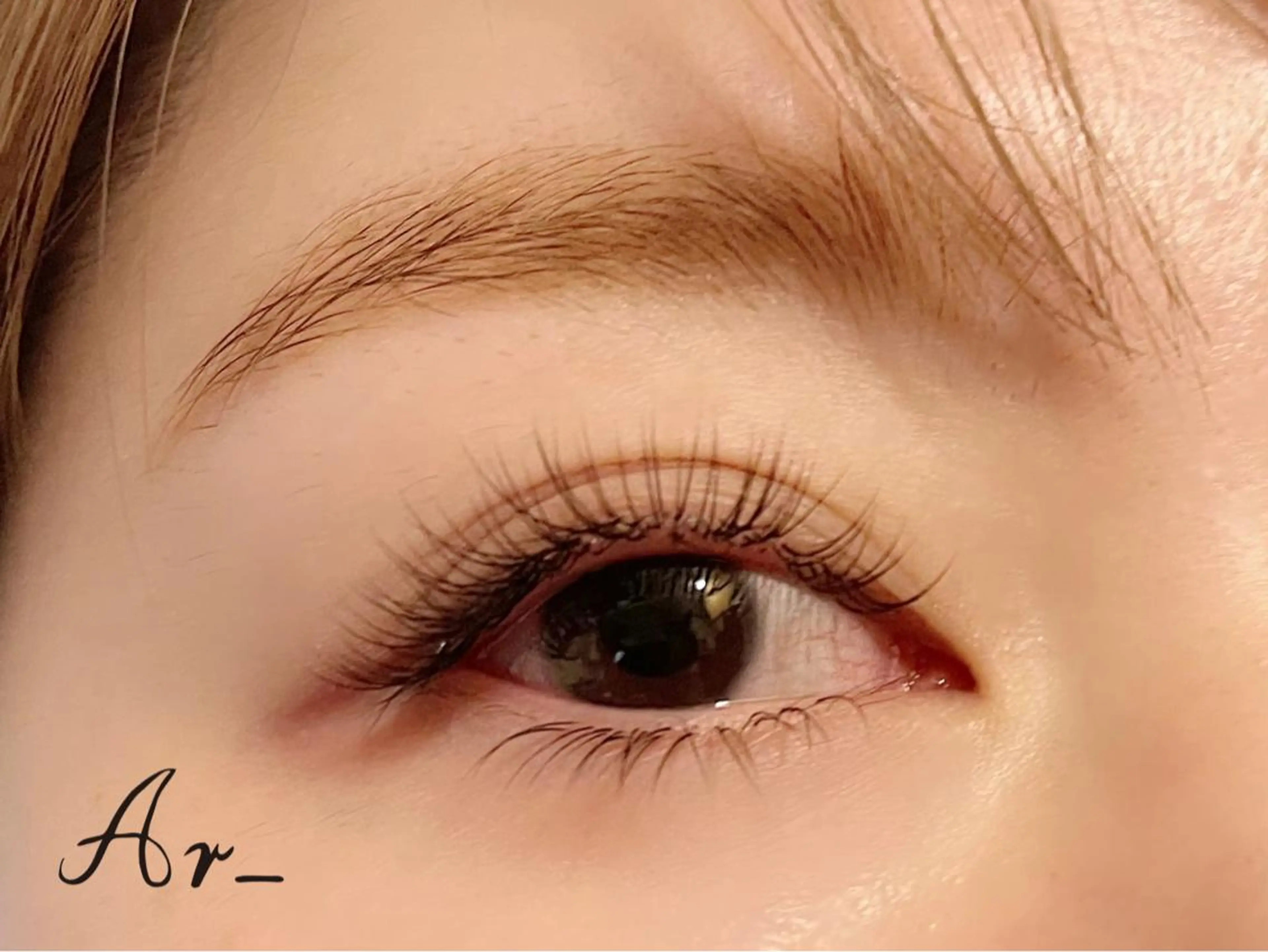 マツエク・マツパ フラットラッシュ EYELASH. Ar_のマツエク・マツパデザイン
