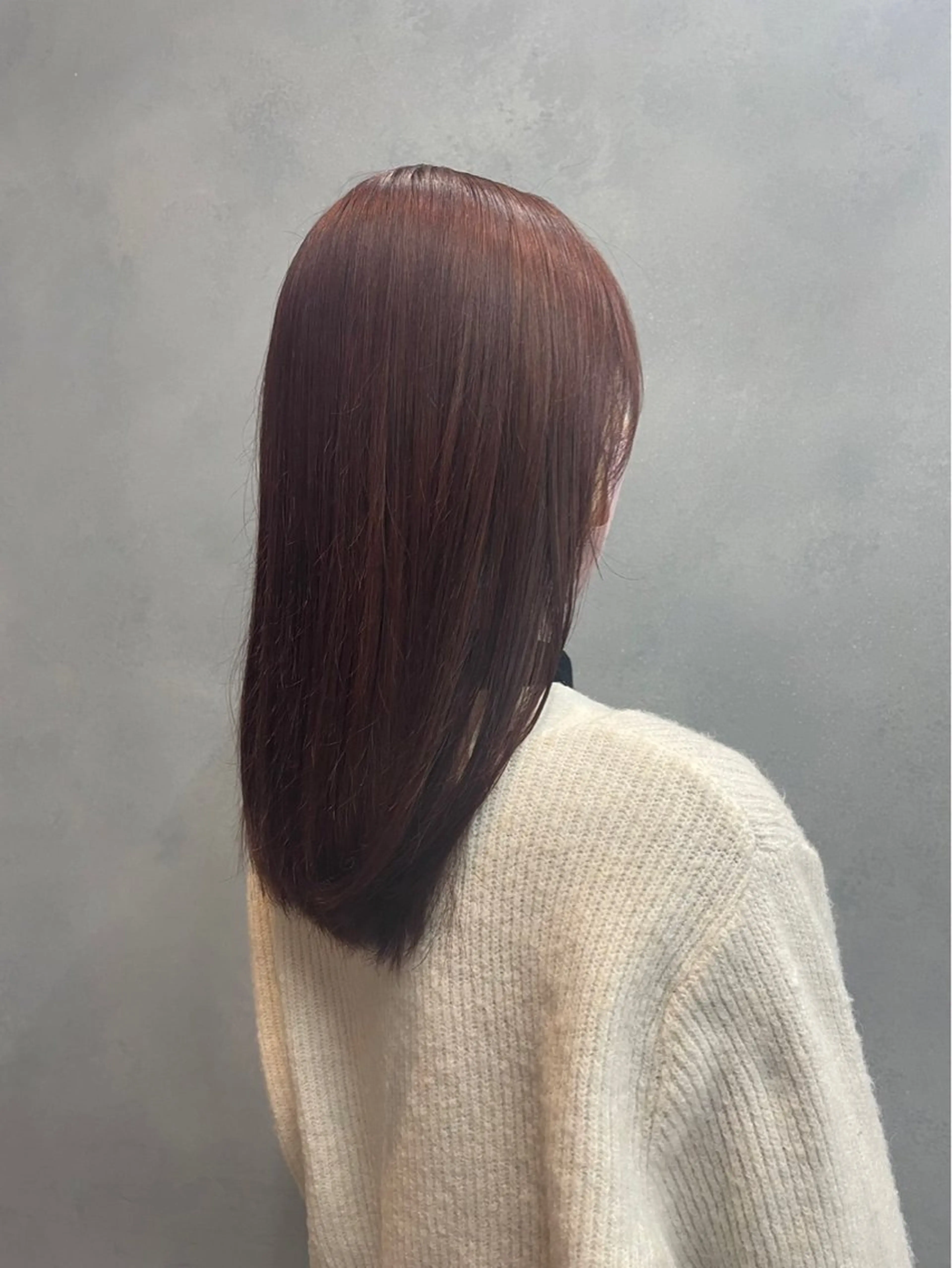 カラー ブリーチ ダブルカラー ブリーチなしカラー レッドカラー Elena池袋店所属・💎透明感カラー Sarina💎のヘアスタイル