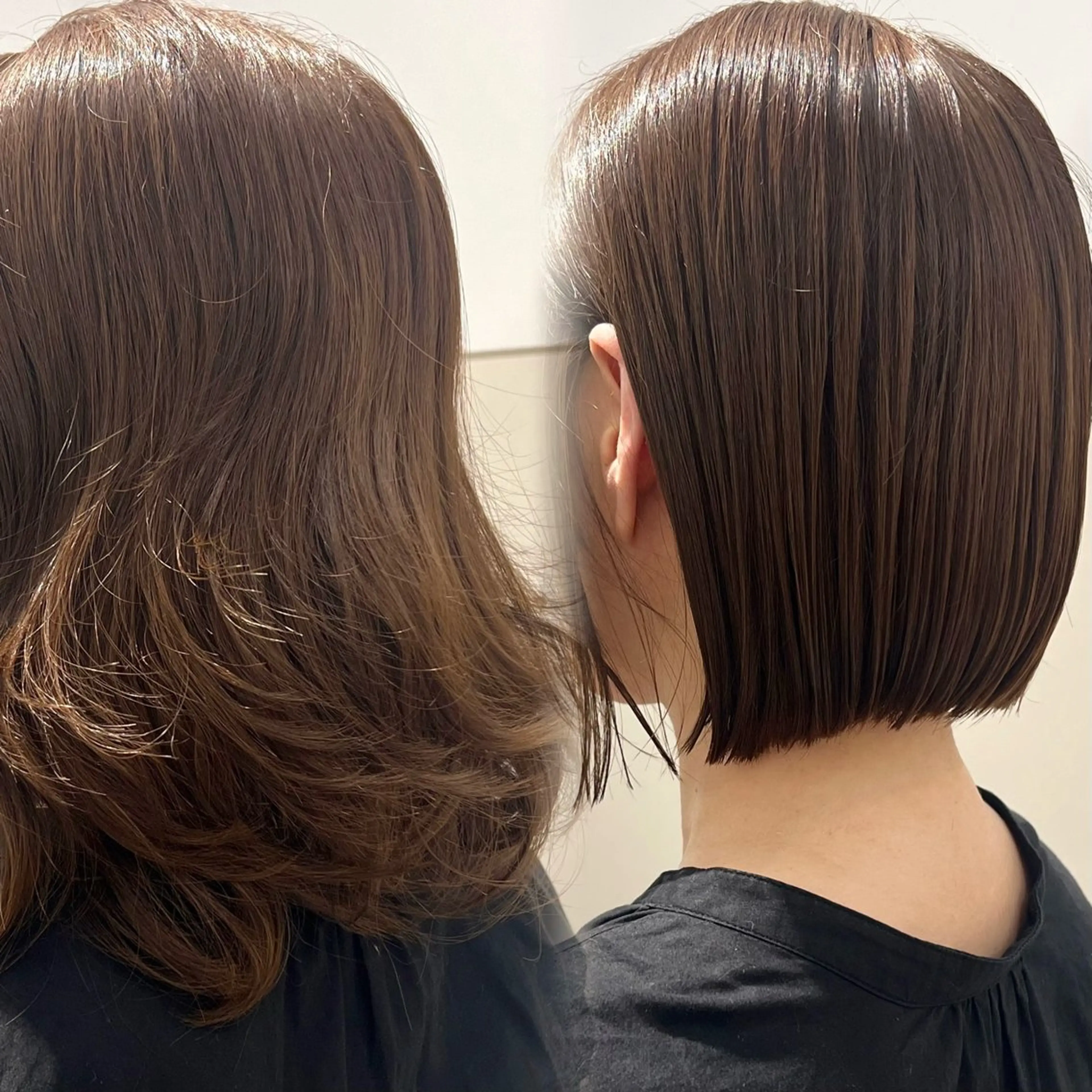 ミディアム カット ヘアカラー ボブ限定🎀 エミリのヘアスタイル