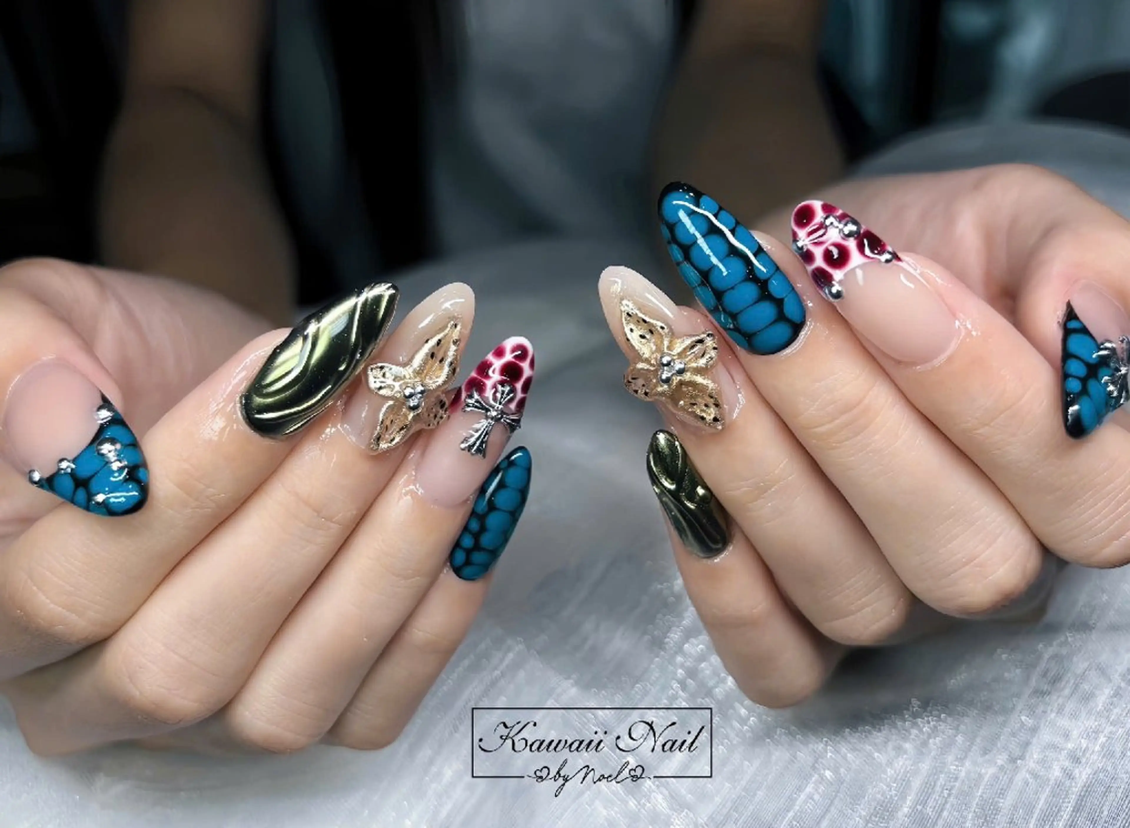 💅デザインやり放題✨持ち込みOK！¥9,400パーツやアートたっぷりしたい方におすすめ💎の写真