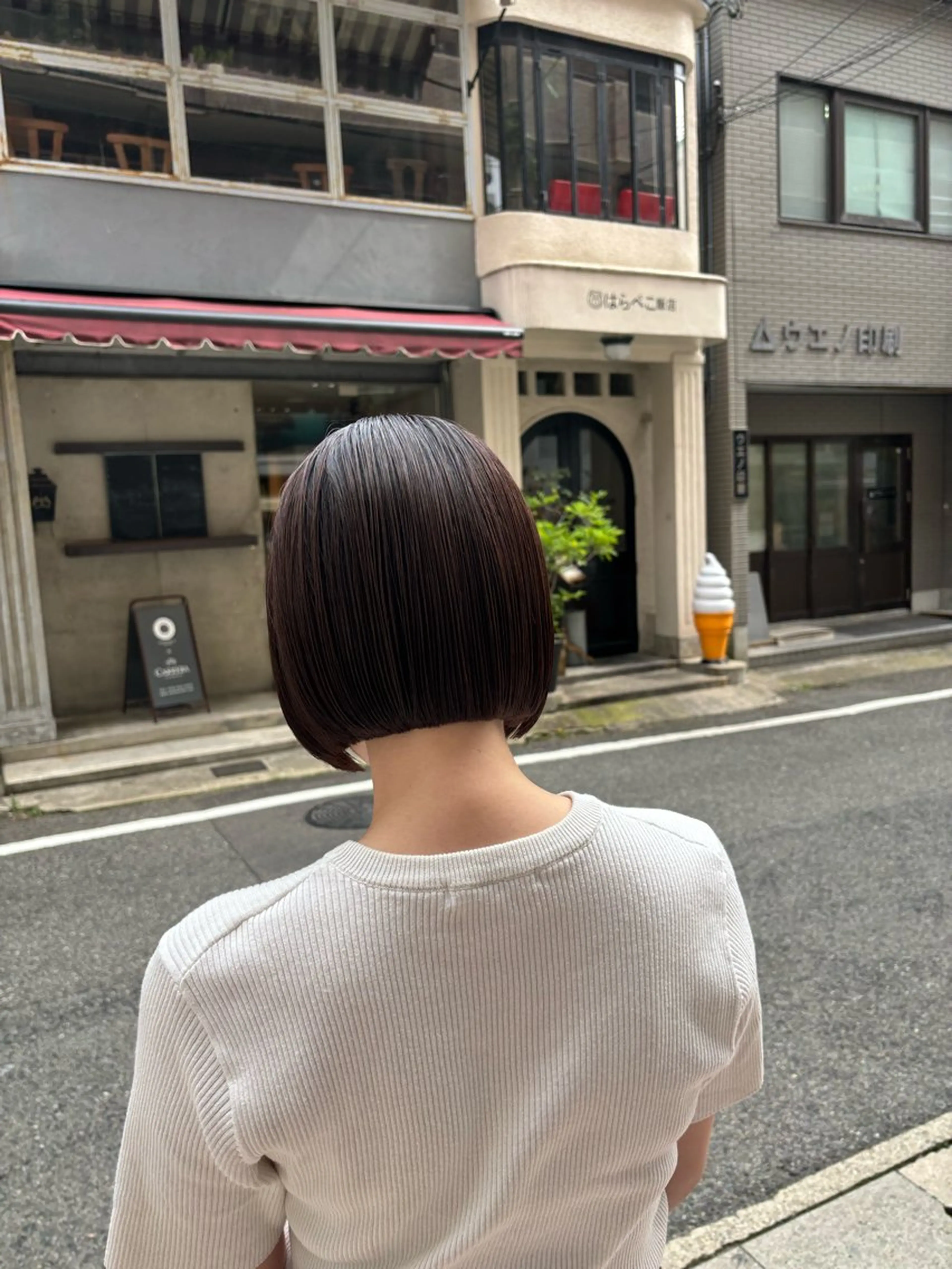 ショート 水原波津輝/ボブ /ニュアンスパーマのヘアスタイル
