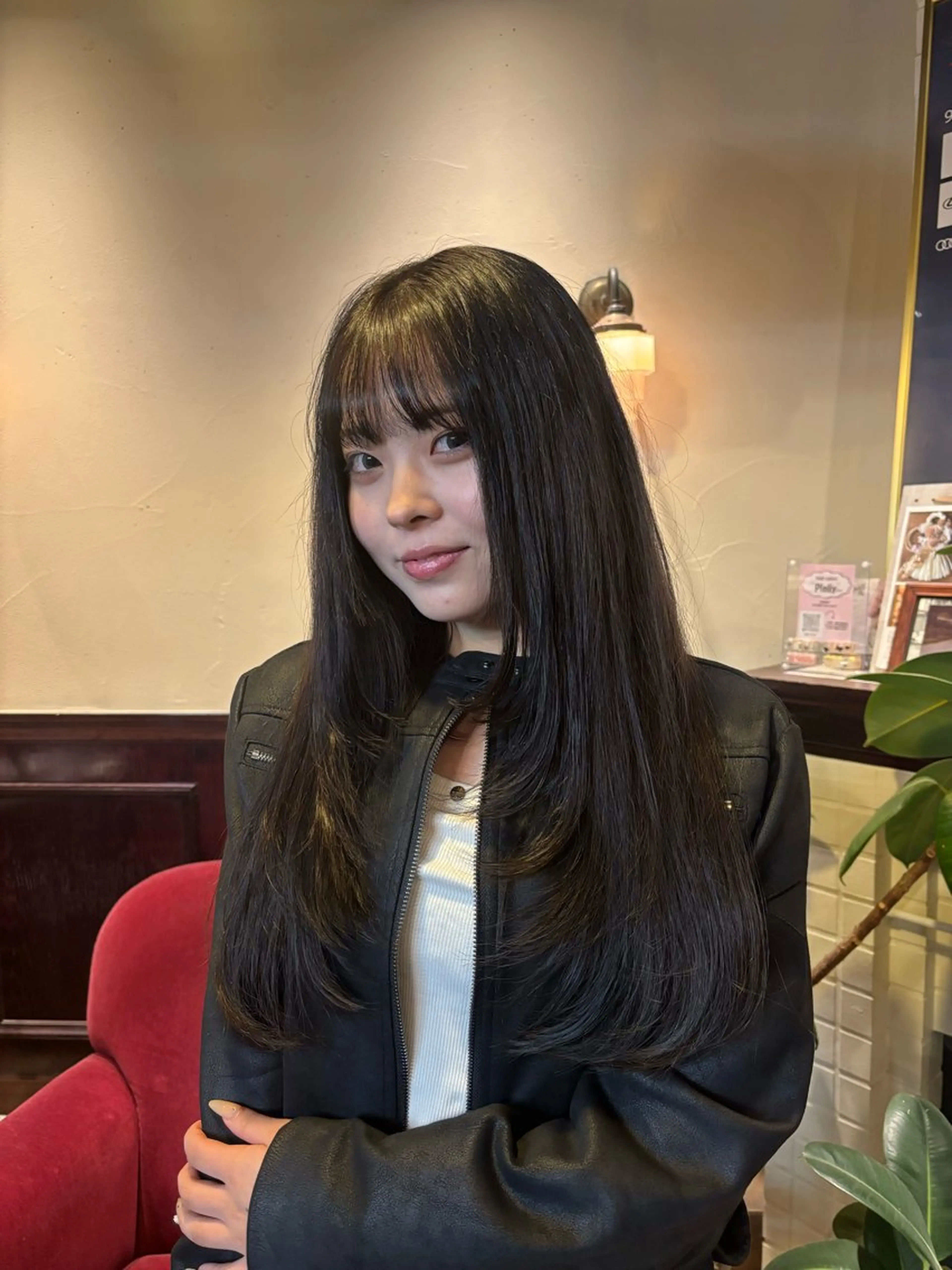 ロング カラー レイヤーカット 似合わせカット ハレケ　メリディッシュ所属・ユウリ/立川 理美容師/モデル募集のヘアスタイル