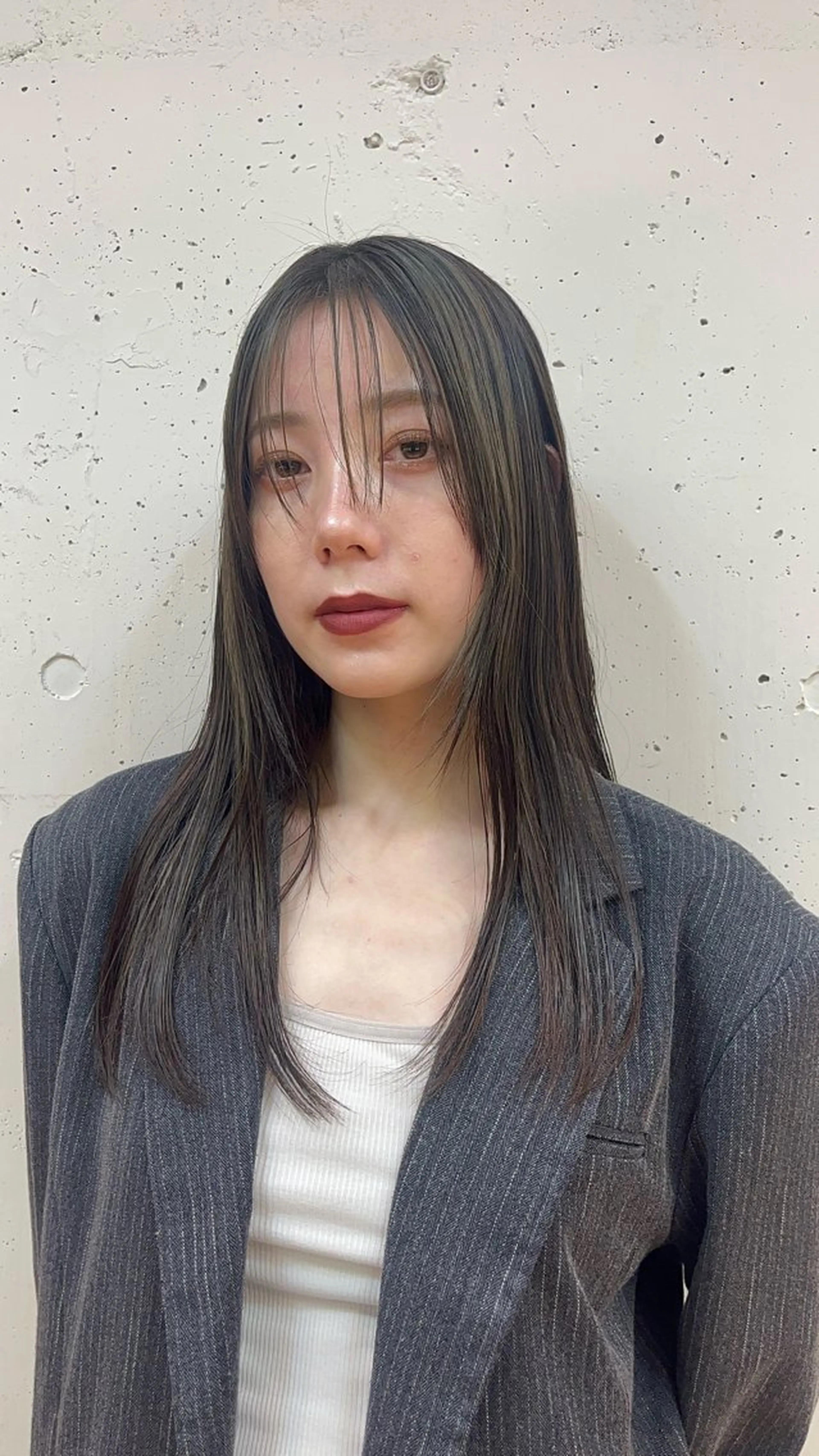 ロング 顔周りカット レイヤーカット バレイヤージュ/ヘア アレンジ/shionのヘアスタイル