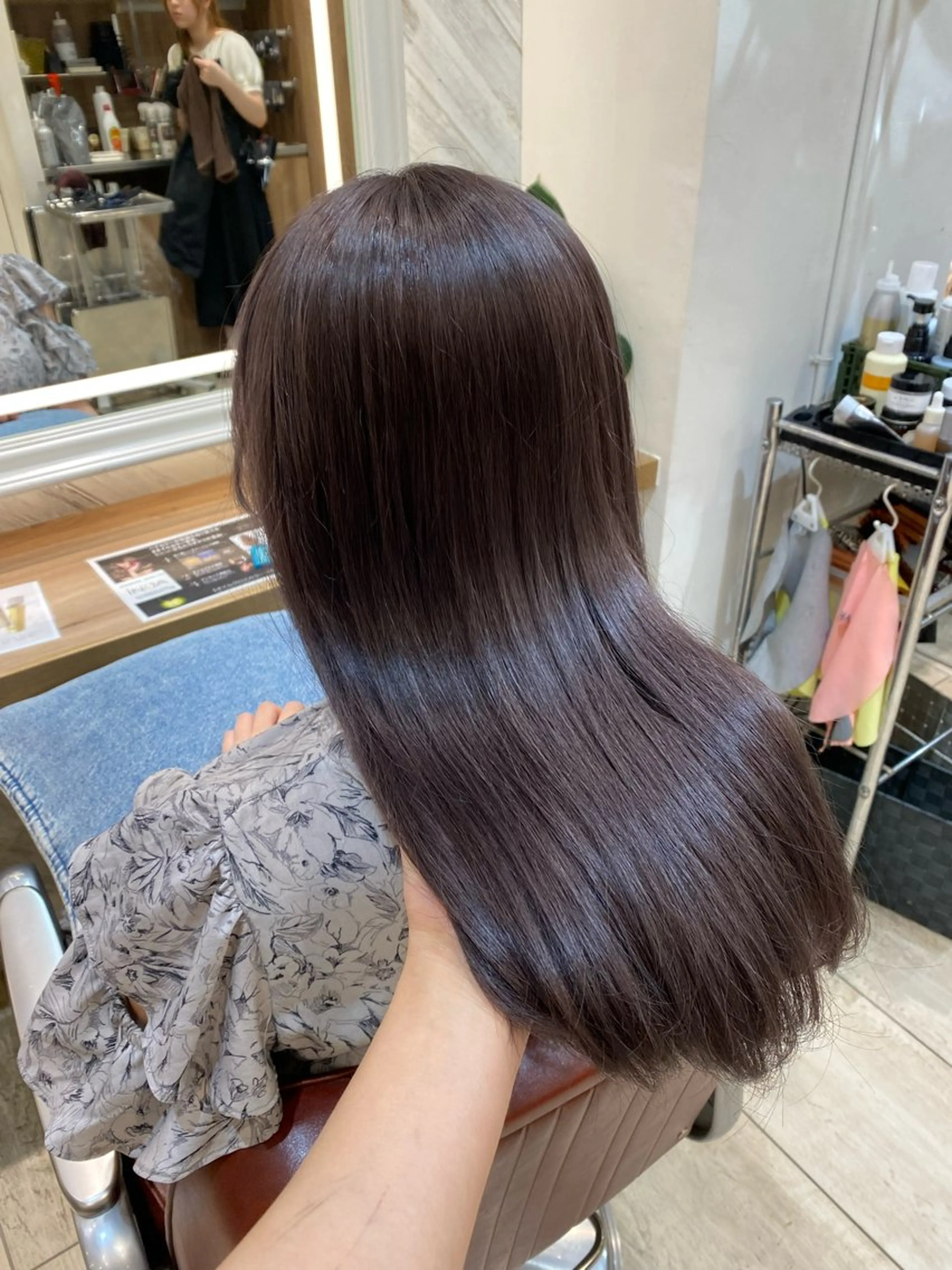 カラー 横浜パーマアレンジ 🌼スズキ　リョウカのヘアスタイル