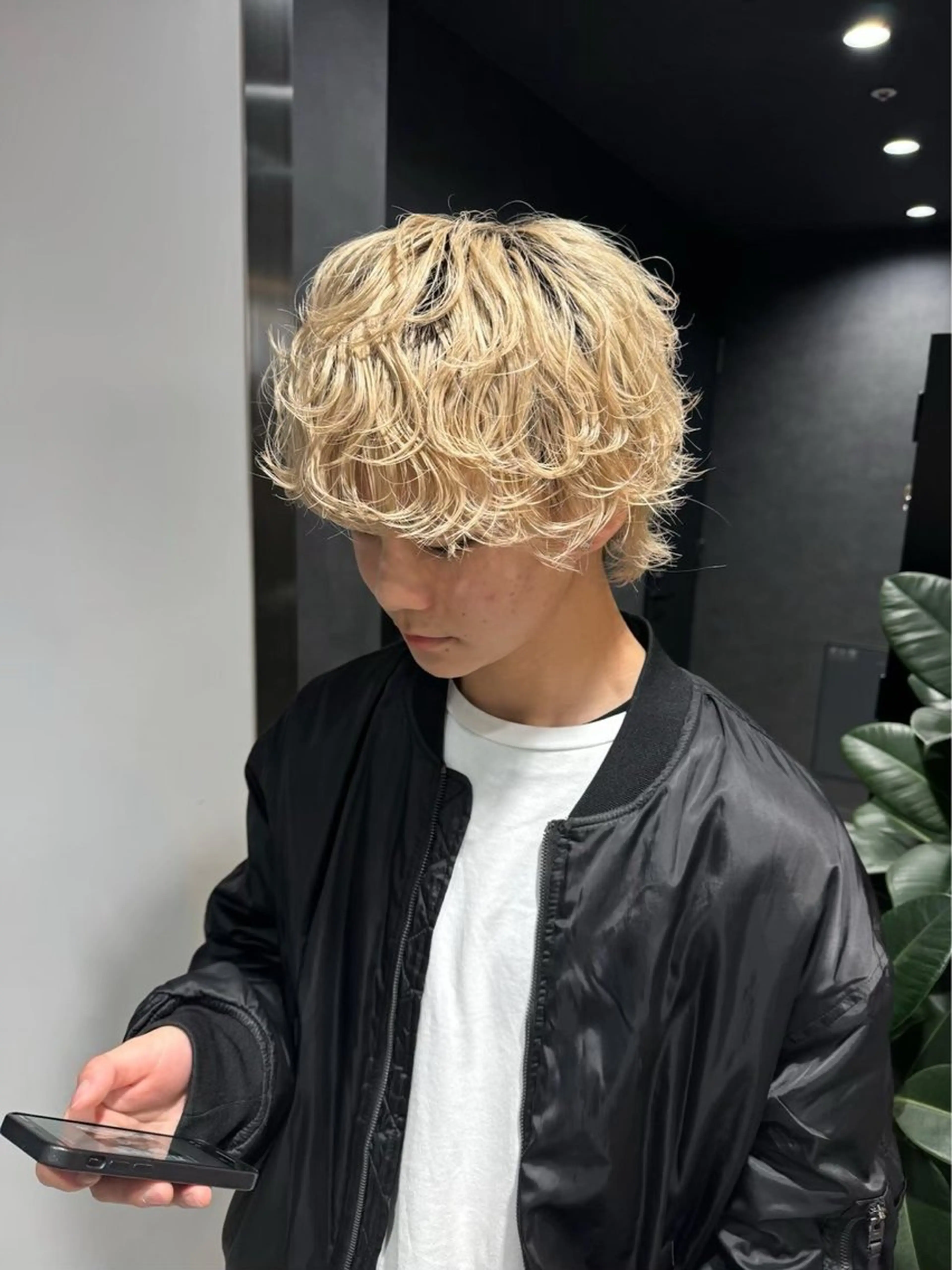 ショート カラー パーマ メンズ メンズパーマ ⚡️メンズ特化⚡️ RYUKIのヘアスタイル