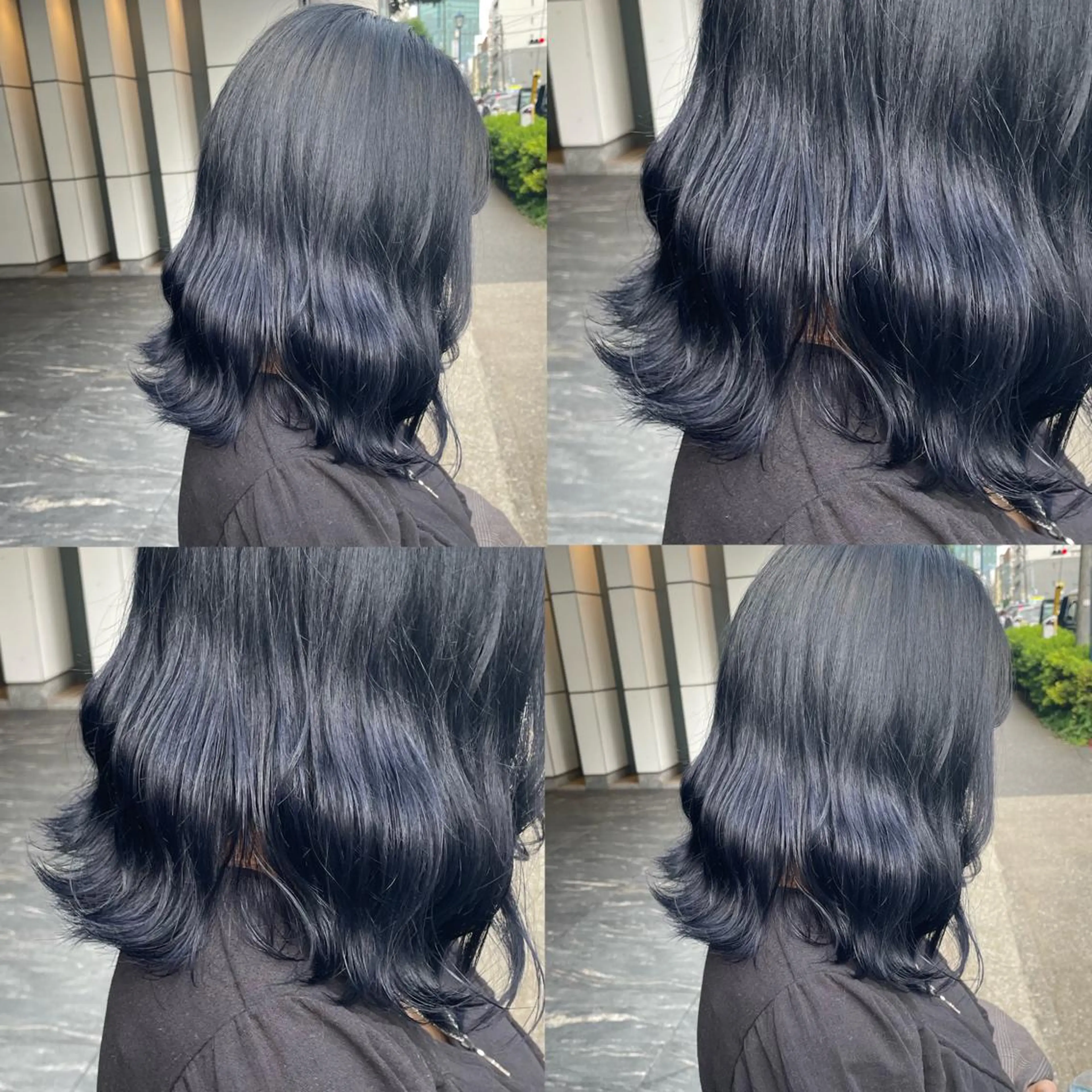 セミロング ヘアカラー トリートメント 髪質改善×透明感× 艶髪🥀HIYORIのヘアスタイル