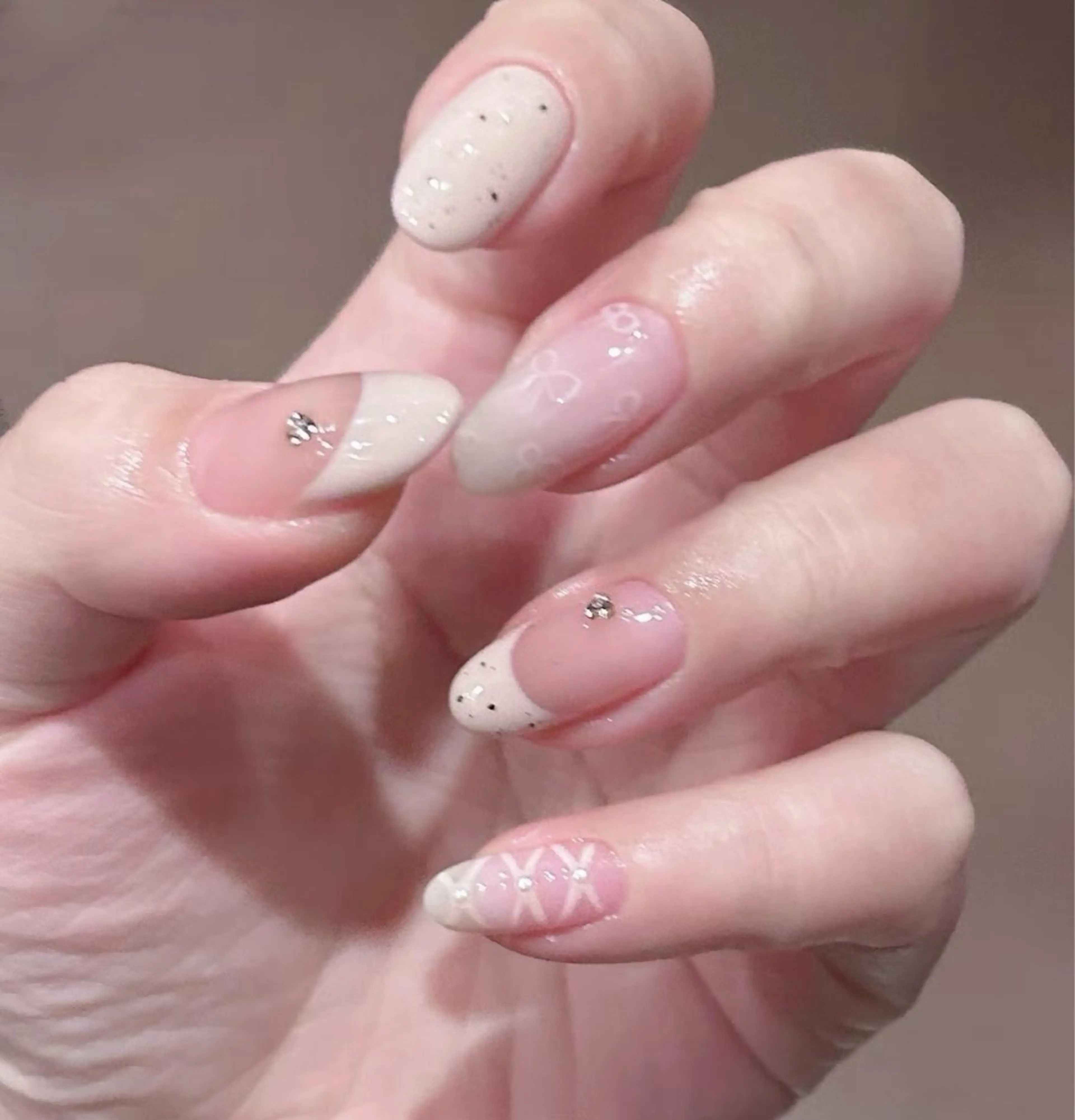 ネイル アートネイル フレンチネイル ジェルネイル ニュアンスネイル オフィスネイル ハンドネイル Ryunail所属・Ryu Nail Shinokuboのネイルデザイン