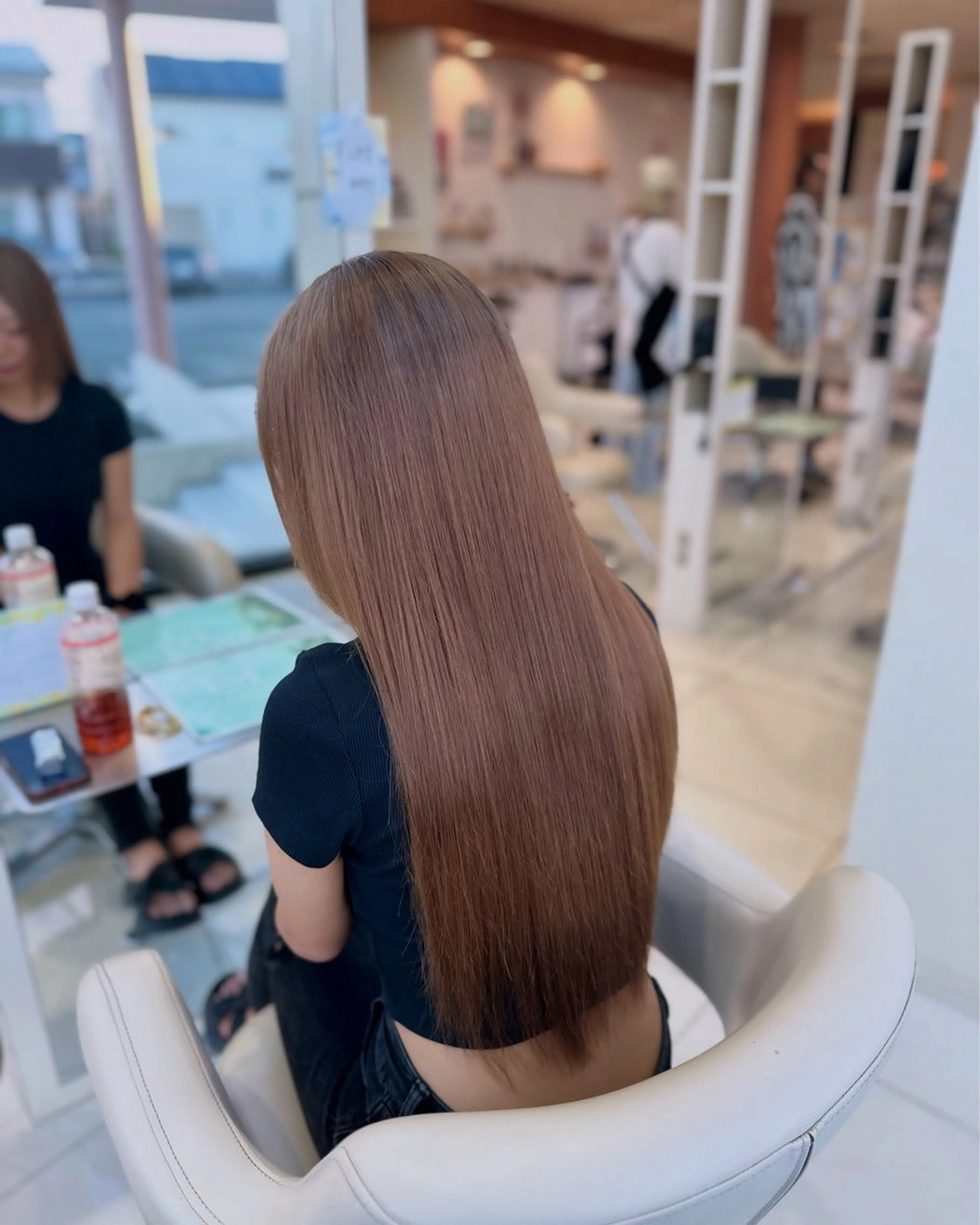 ロング カラー ヘアカラー トリートメント アンフェリール原島店 ﾌｪﾙﾅﾝﾀﾞのヘアスタイル