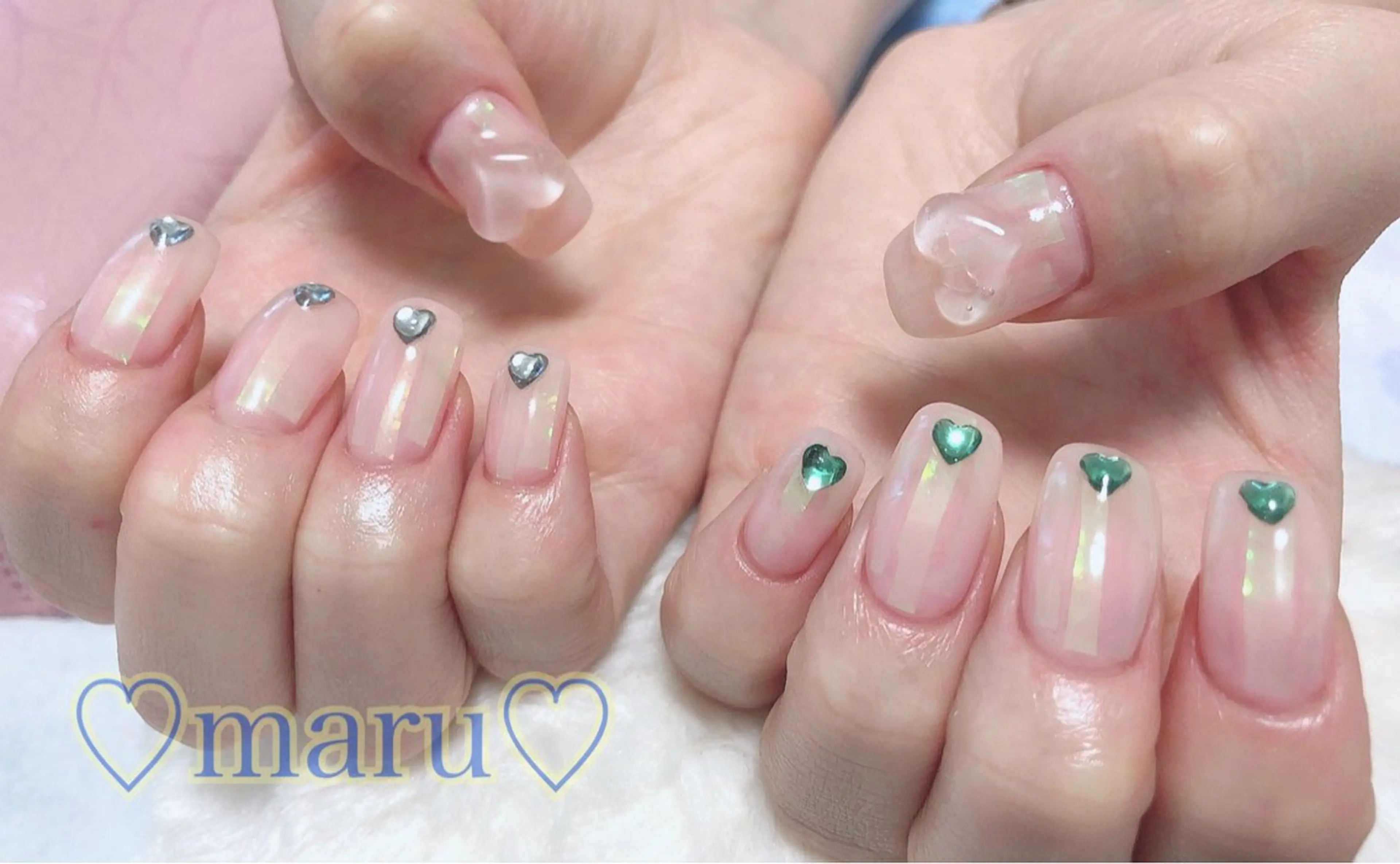 ネイル ハンドネイル フットネイル まるみ♡8/25- 31お休み🙇‍♀️のネイルデザイン