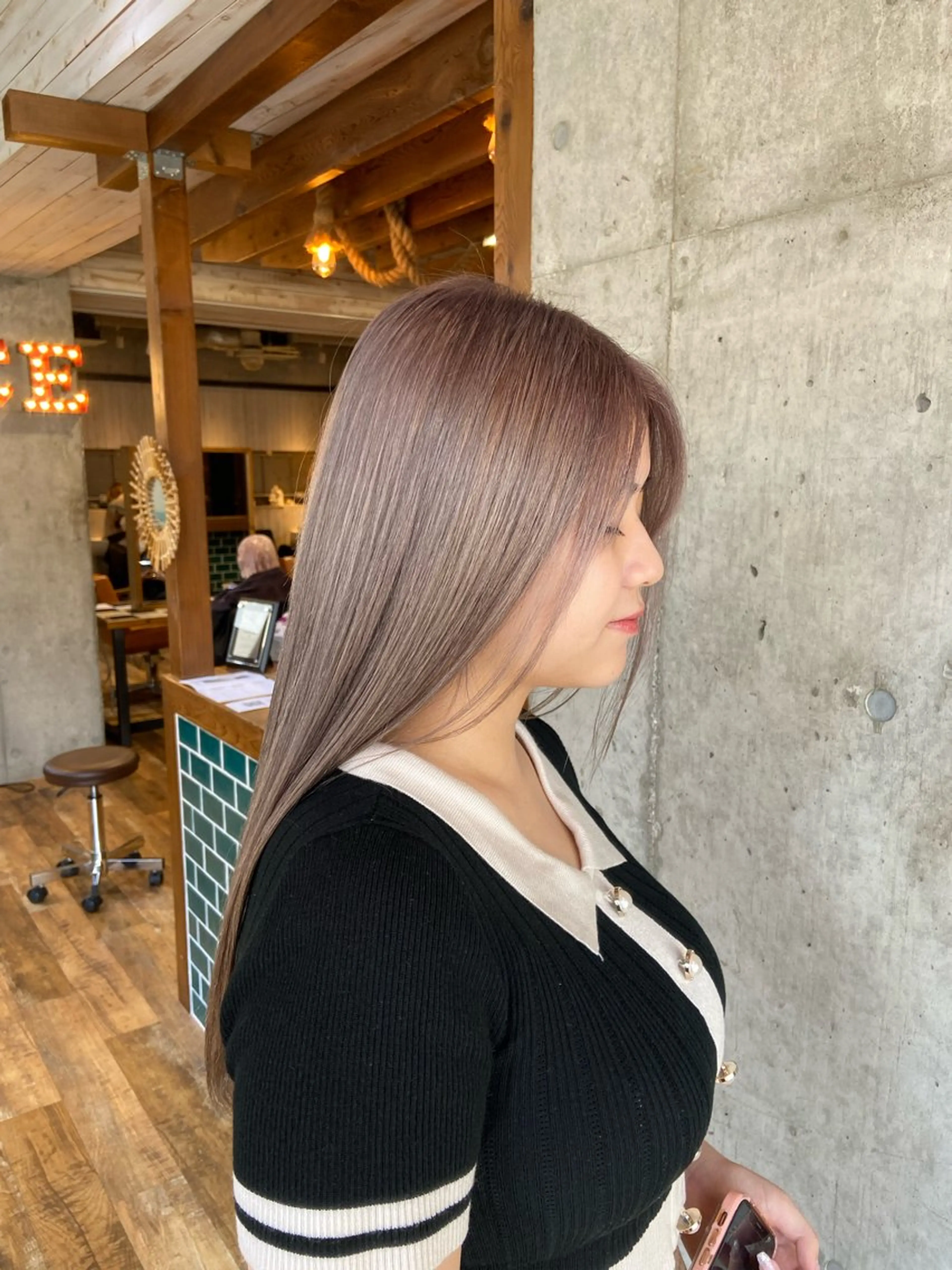 ロング カラー カラー🧡ブリーチ ❤️Atsuya❤のヘアスタイル