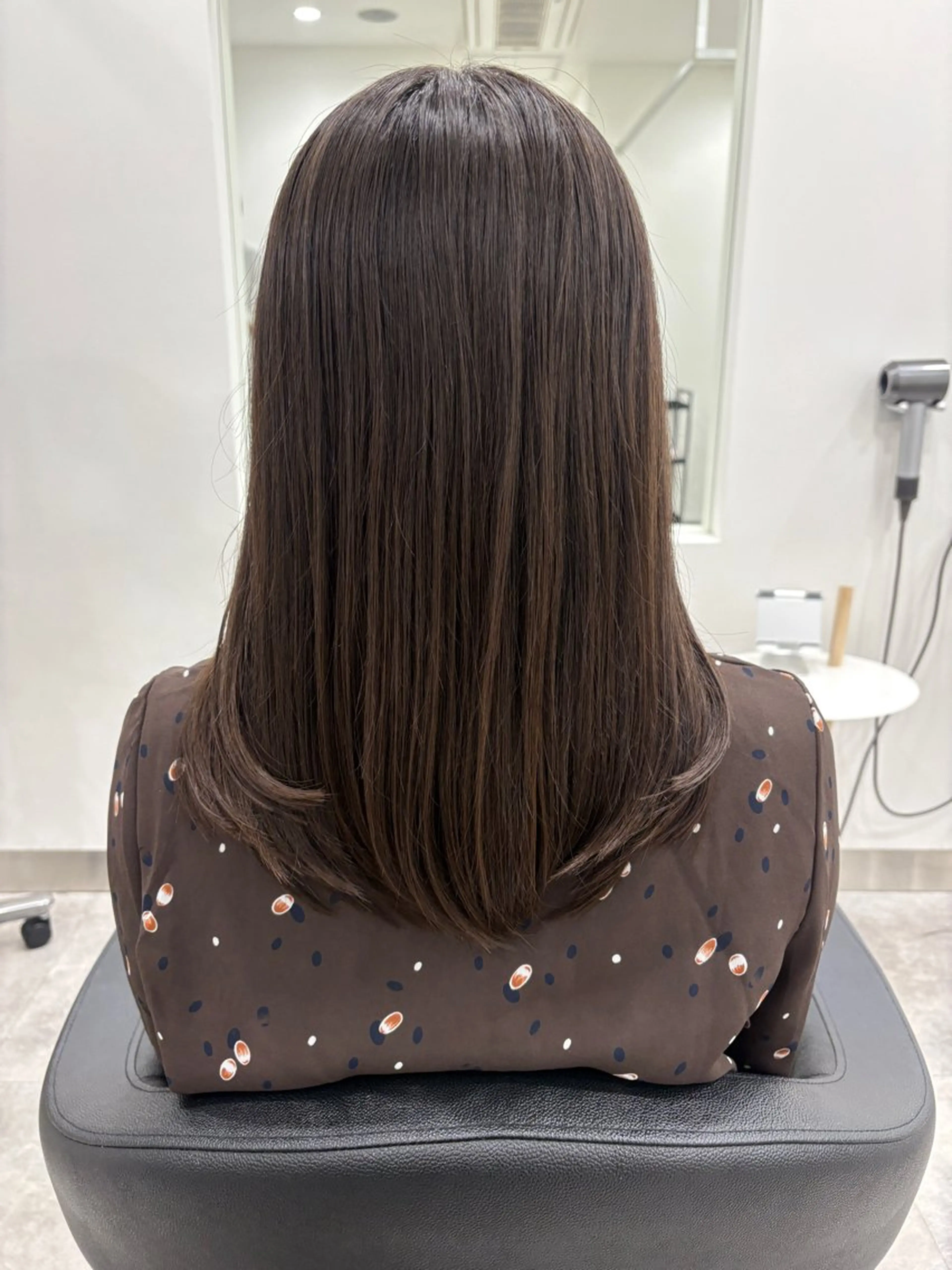 ミディアム ヘアアレンジ ボブ 韓国風ヘア レイヤーカット カット 💝似合わせカット& カラーＵｒｕｎａ💝のヘアスタイル