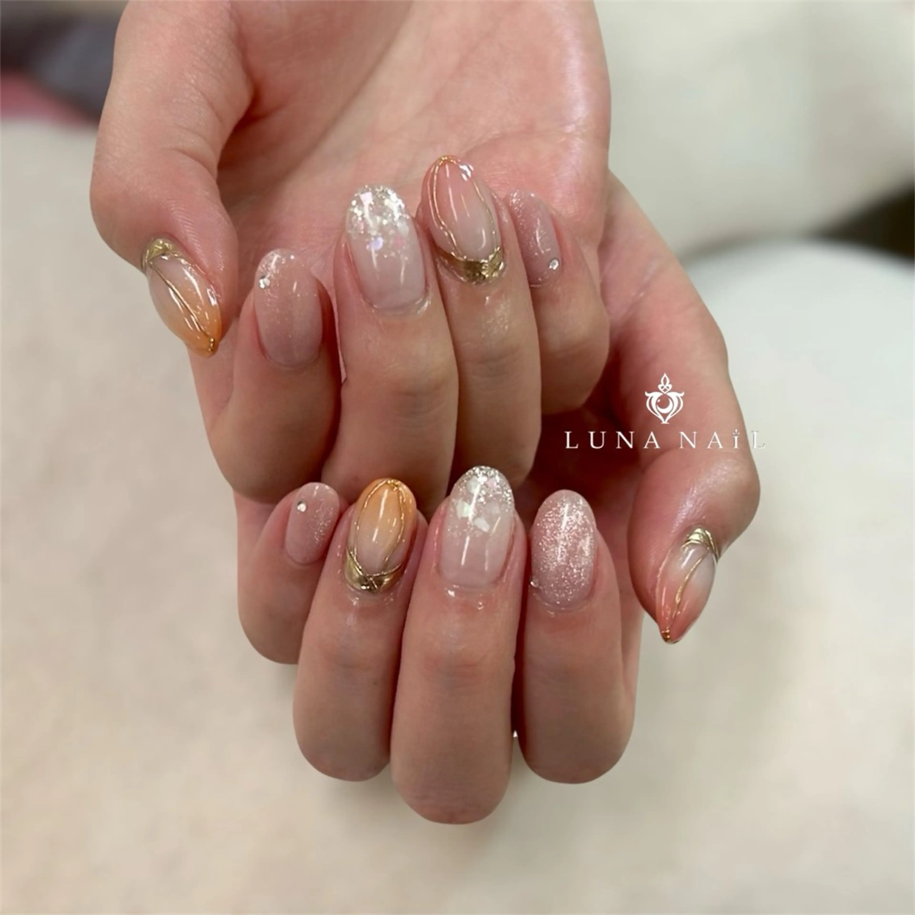 ネイル ハンドネイル アトリエ　ミモザ所属・いまむら あかりのネイルデザイン