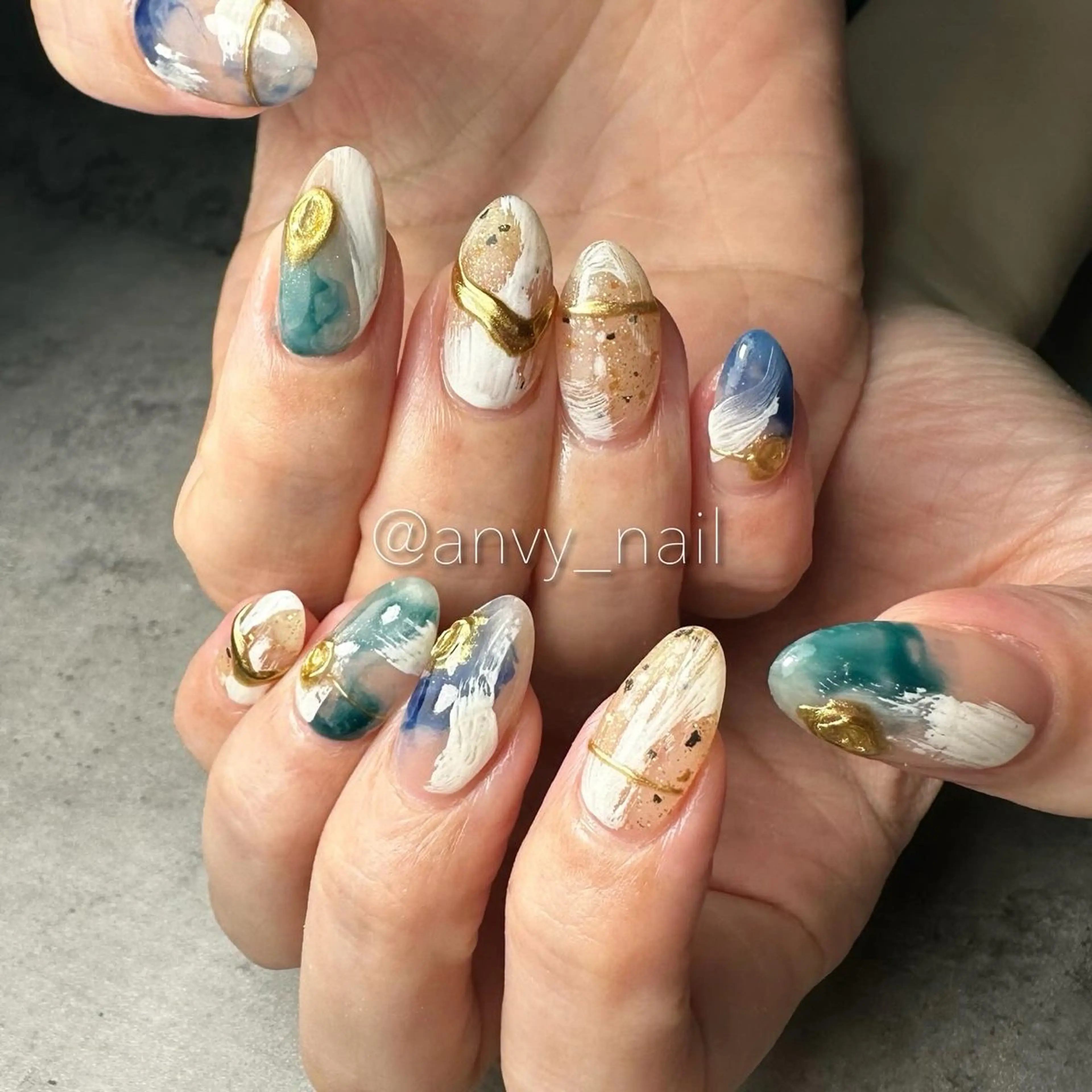 ネイル ハンドネイル NAIL SALON あんび所属・nail salon あんびのネイルデザイン