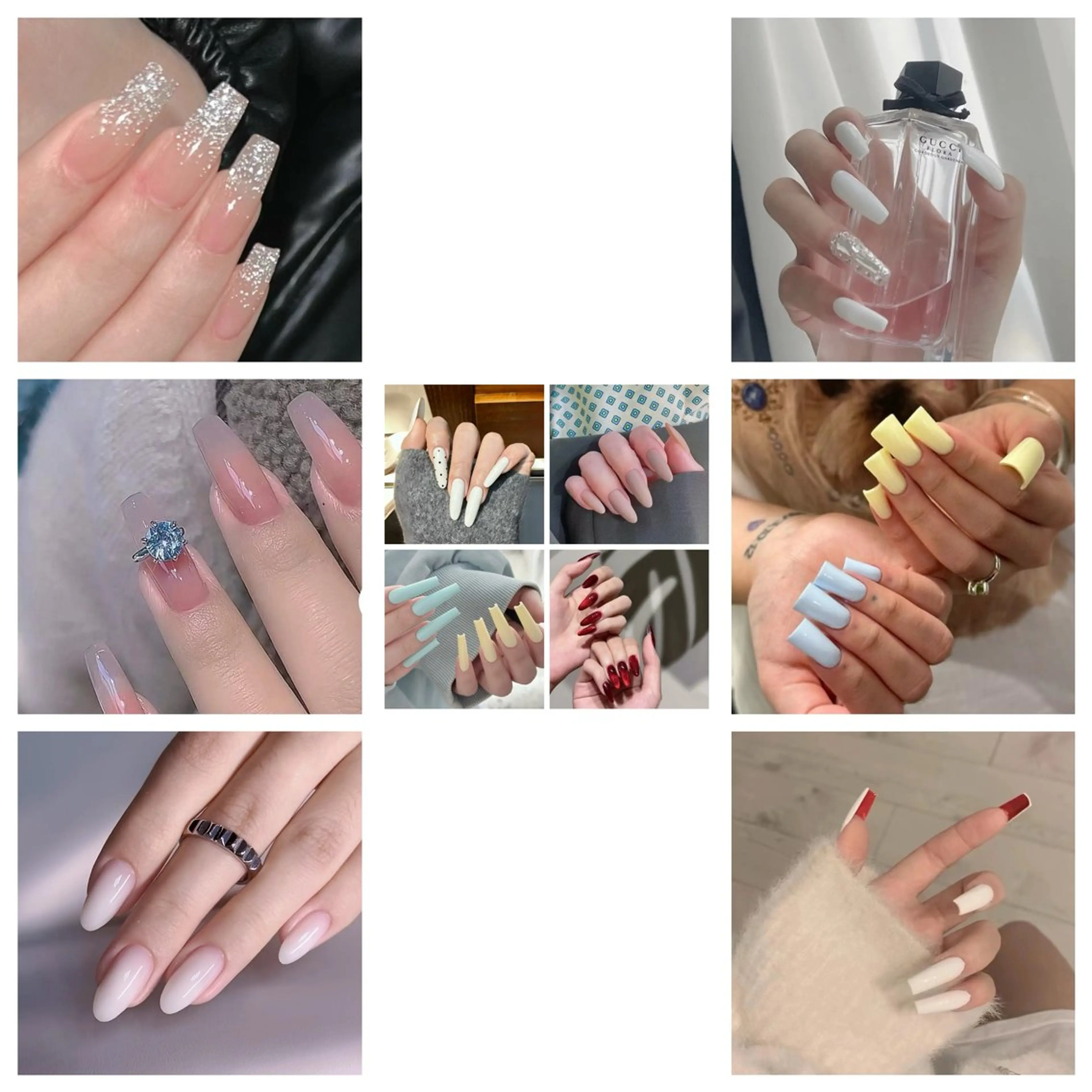 【平日16時前のみ】🦋チップ長さ出し🦋定額デザインA❣️オフ別料金❣️の写真